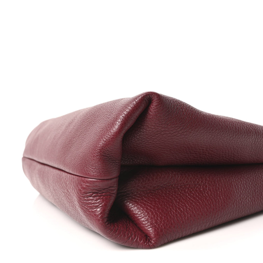 Gucci Grained Calfskin Softbit Maxi Shoulder Bag Rosso Ancora Red