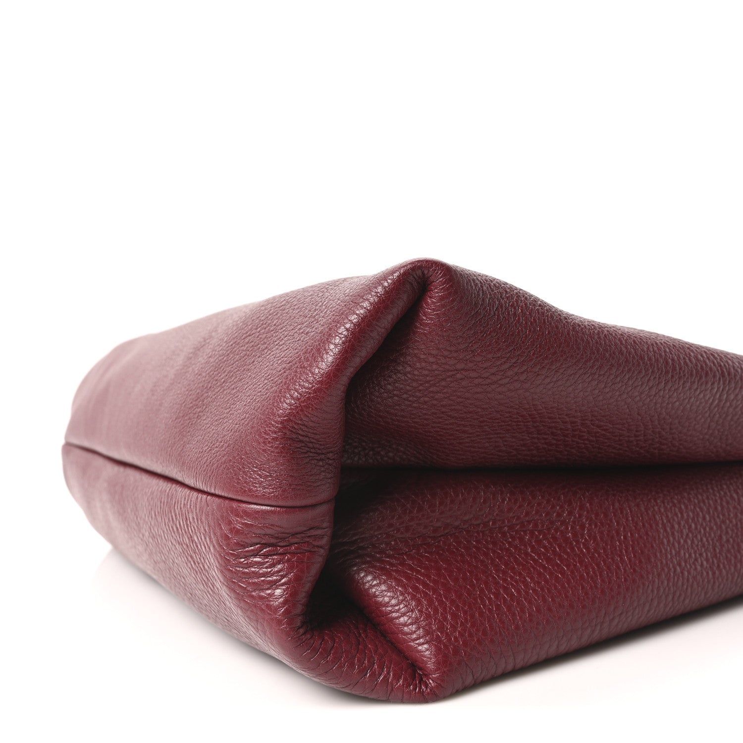 Gucci Grained Calfskin Softbit Maxi Shoulder Bag Rosso Ancora Red