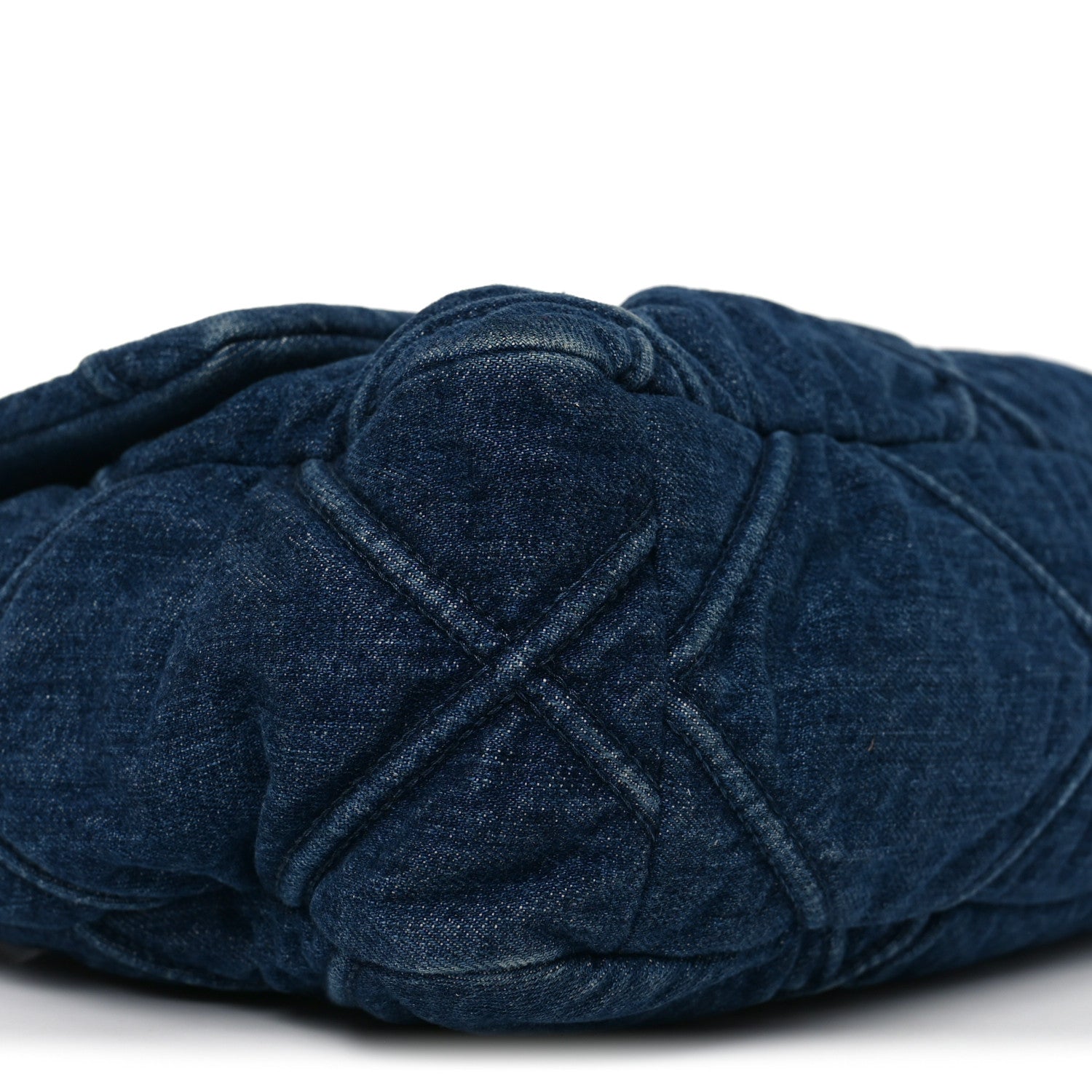 Chanel Denim Quilted Large Chanel 19 Flap Blue