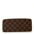 Louis Vuitton Damier Ebene Clemence Wallet Cherry