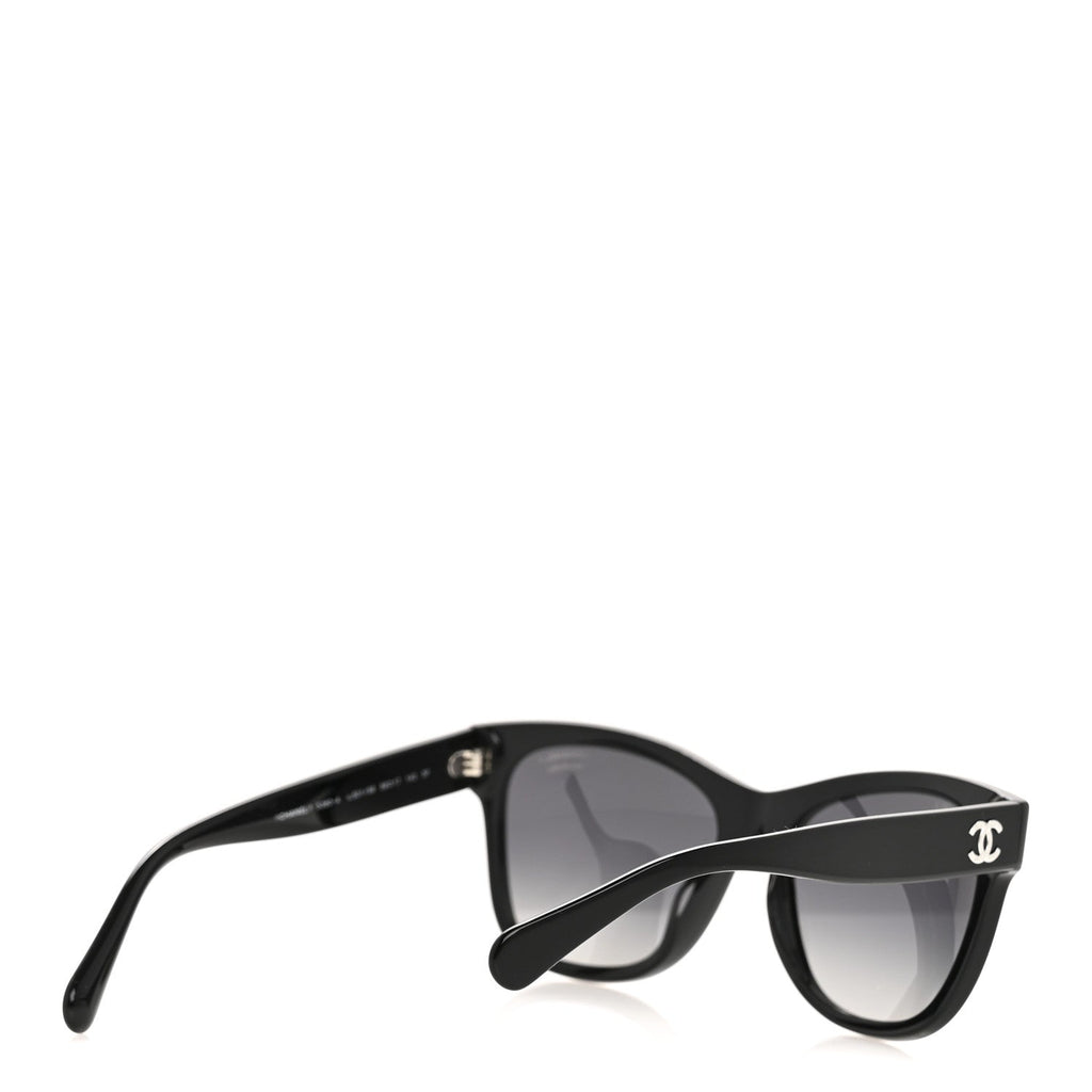 Acetate Polarized Square CC Sunglasses 5380 Black