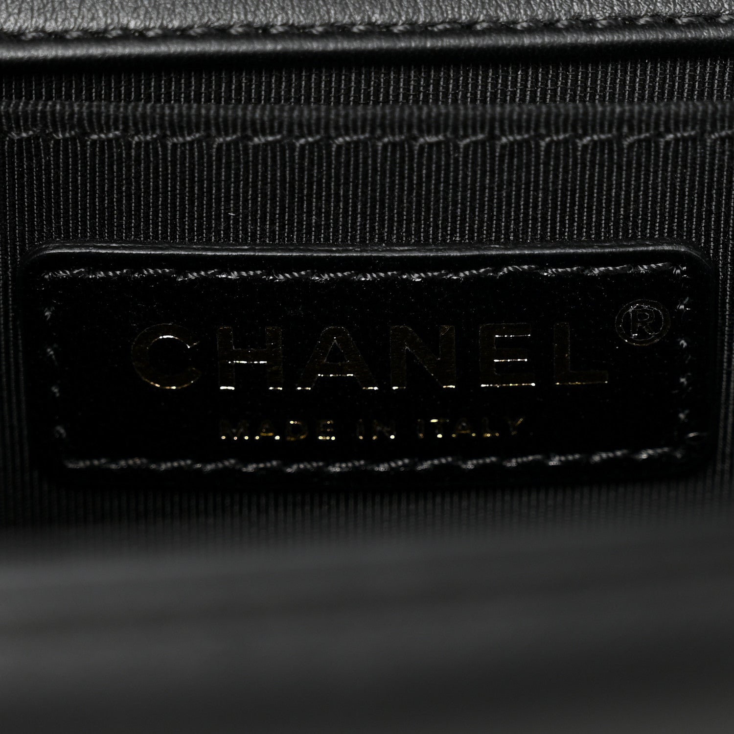 Chanel Calfskin Quilted Medium Boy Flap Black