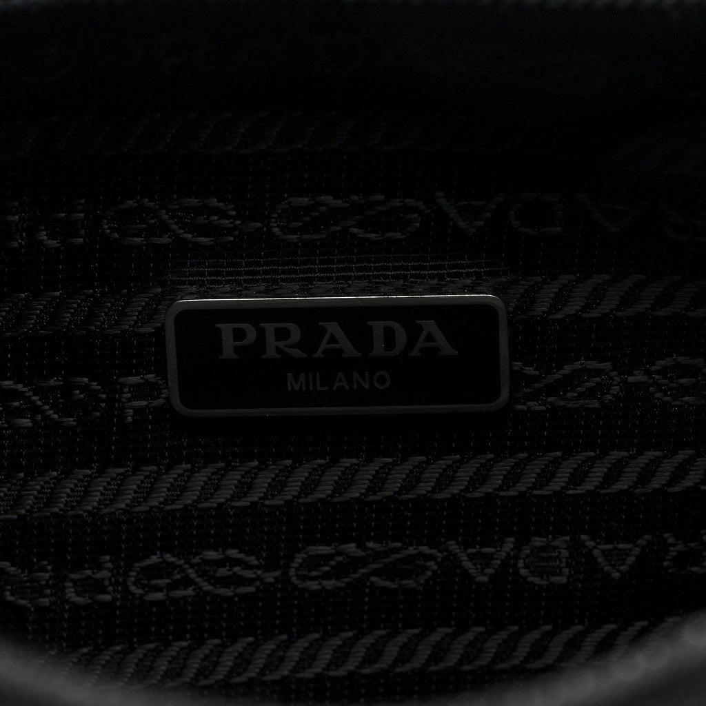 Prada Tessuto Nylon Mini Re-Edition 2000 Bag Black