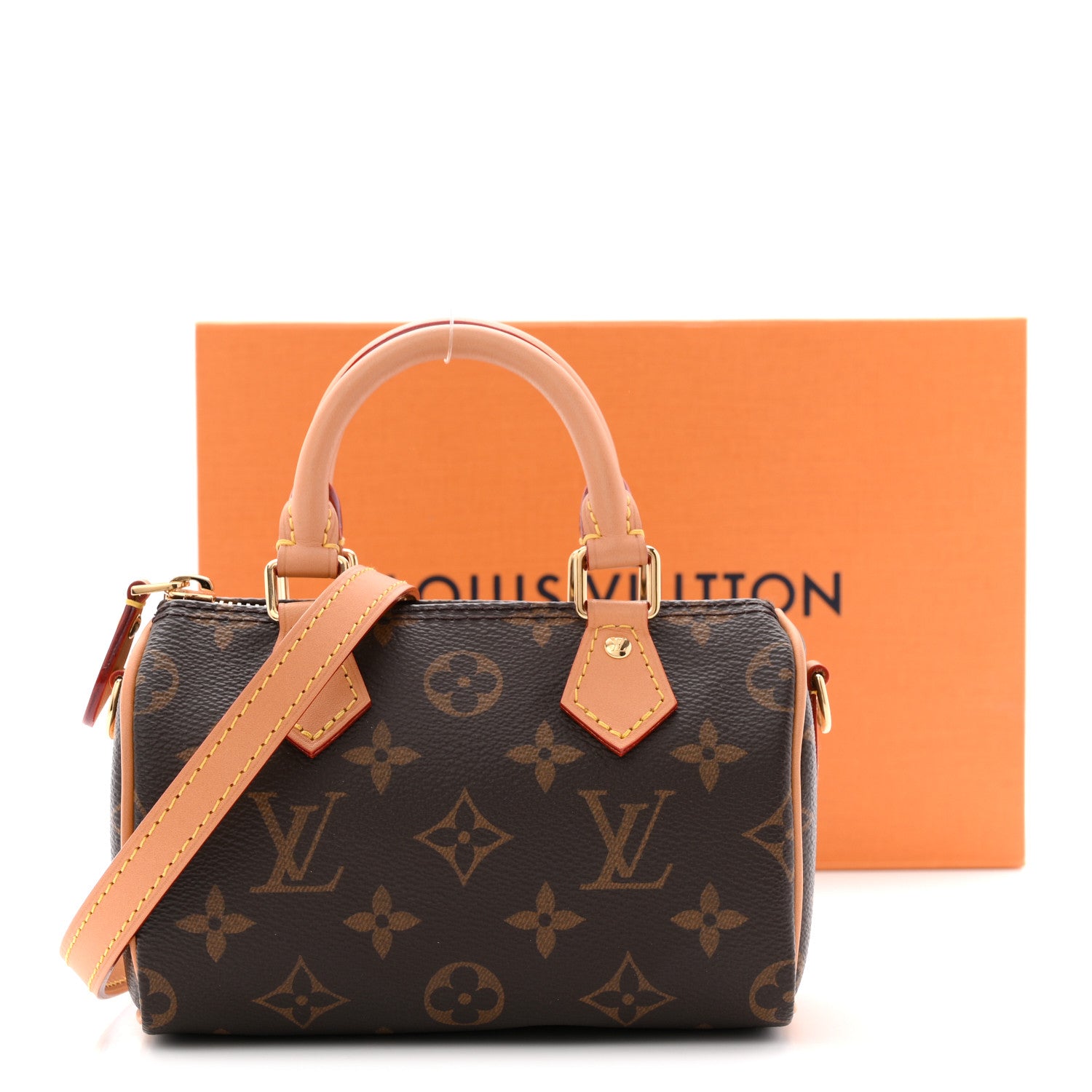 Louis Vuitton Monogram Nano Speedy Bandouliere