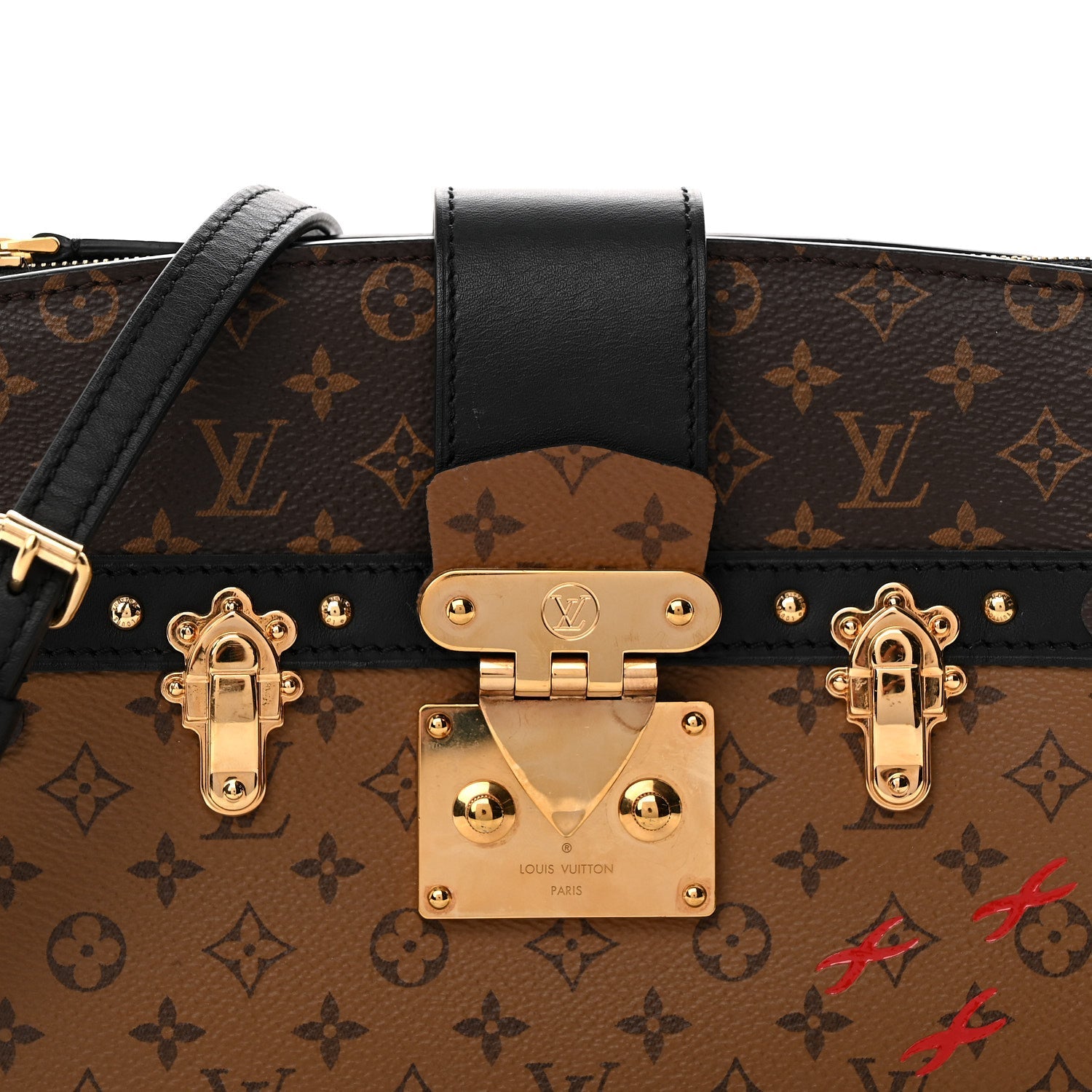 Louis Vuitton Reverse Monogram Trunk Clutch