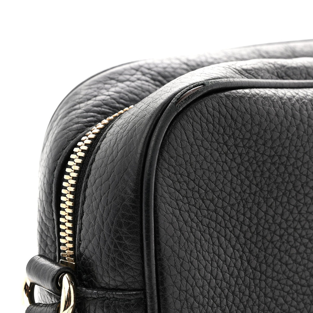 Gucci Pebbled Calfskin Small Soho Disco Bag Black