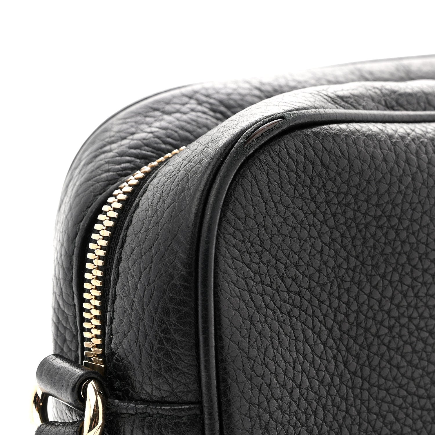 Gucci Pebbled Calfskin Small Soho Disco Bag Black