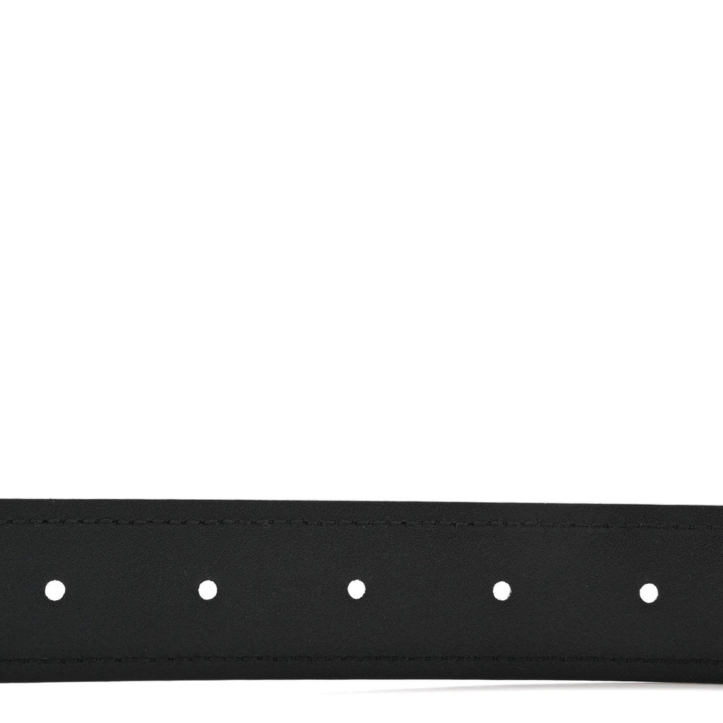 Gucci Lux Calfskin Blondie Interlocking G 30mm Belt 110 44 Black