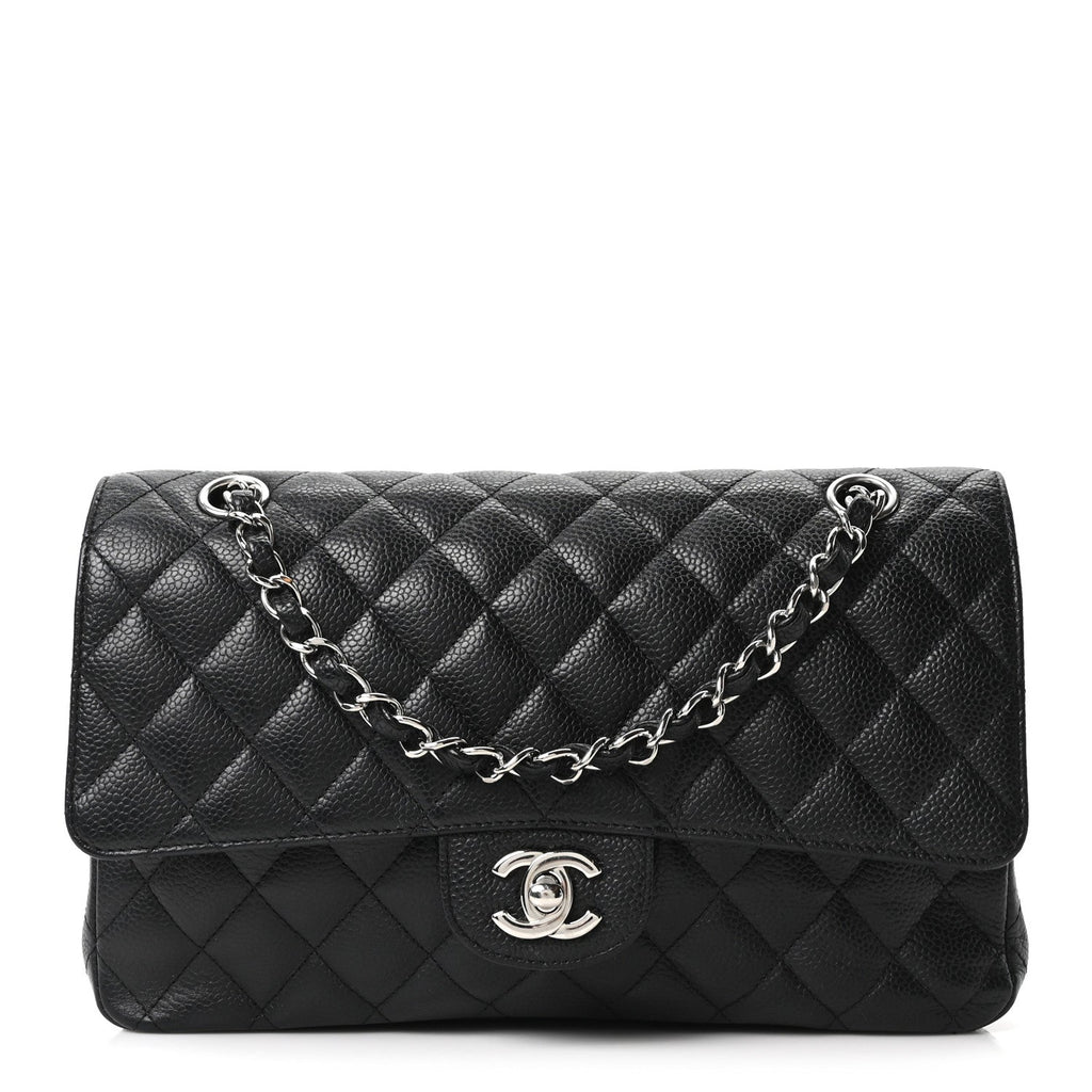 Chanel Caviar Quilted Medium Double Flap Black