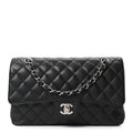 Chanel Caviar Quilted Medium Double Flap Black