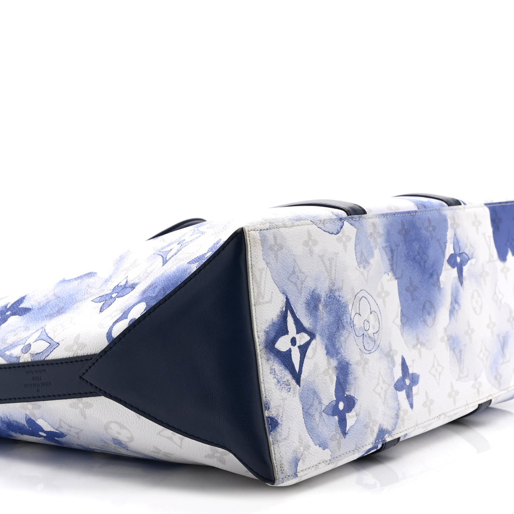 Louis Vuitton Monogram Watercolor New Tote GM Blue