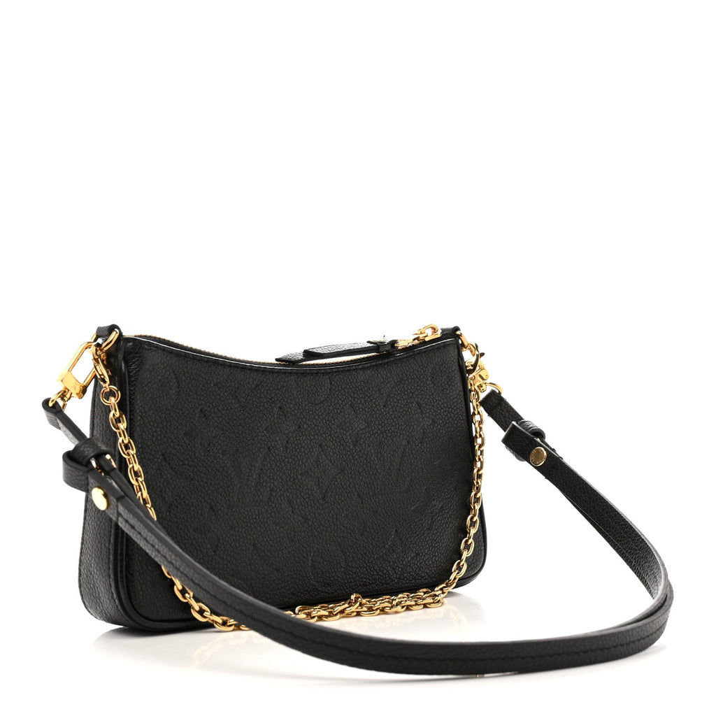Louis Vuitton Empreinte Easy Pouch On Strap Black