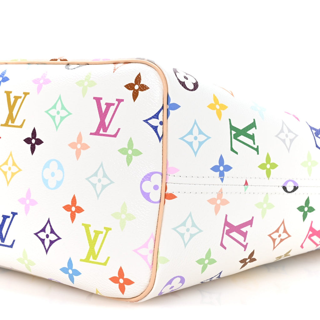 Louis Vuitton LV X TM Monogram Multicolor Neverfull MM White
