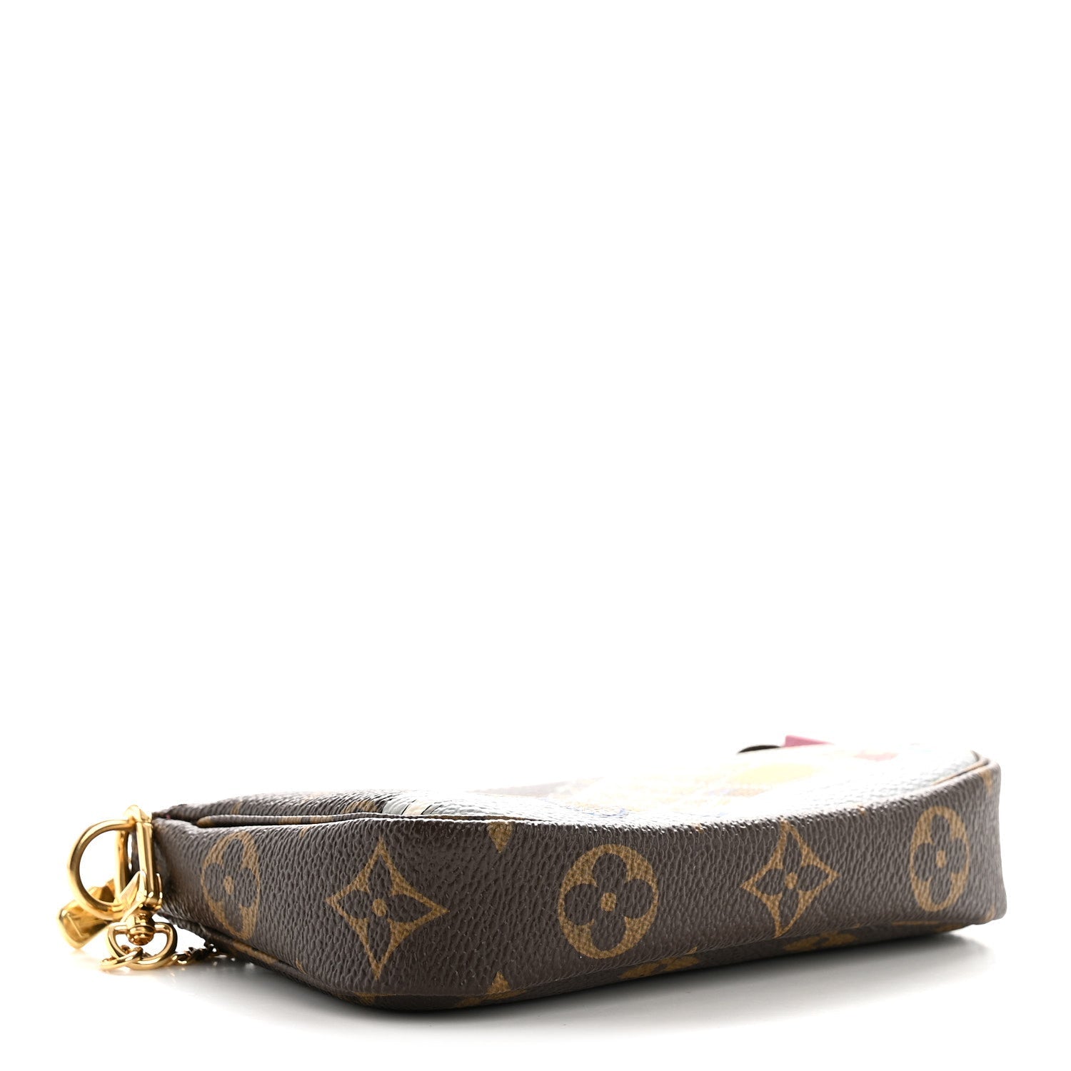 Louis Vuitton Monogram 2022 Christmas Animation Paris Mini Pochette Accessories Pink