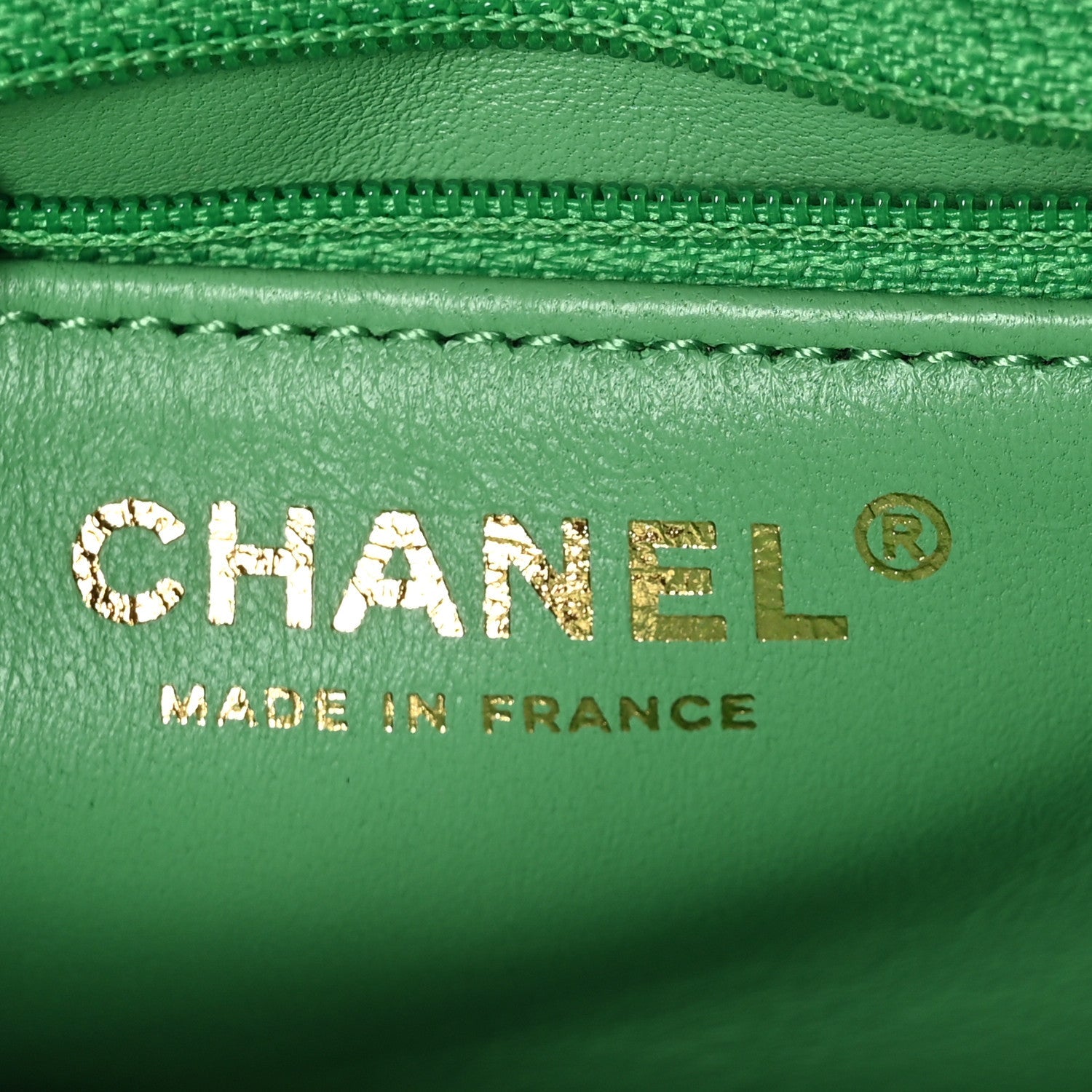 Chanel Caviar Quilted Mini Sweet Classic Flap Green