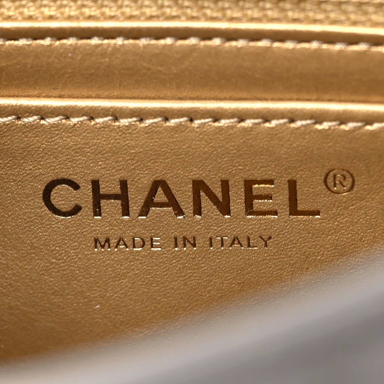 Chanel Lambskin Quilted Mini Pearl Crush Flap Light Grey