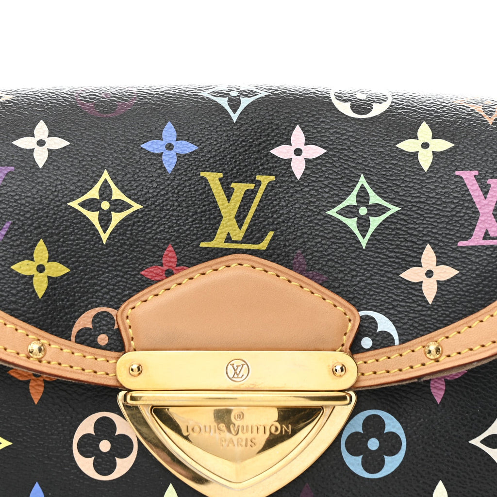Louis Vuitton Monogram Multicolor Beverly MM Black