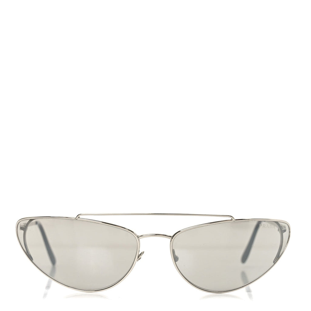 Prada Cat Eye Sunglasses SPR 62V Silver