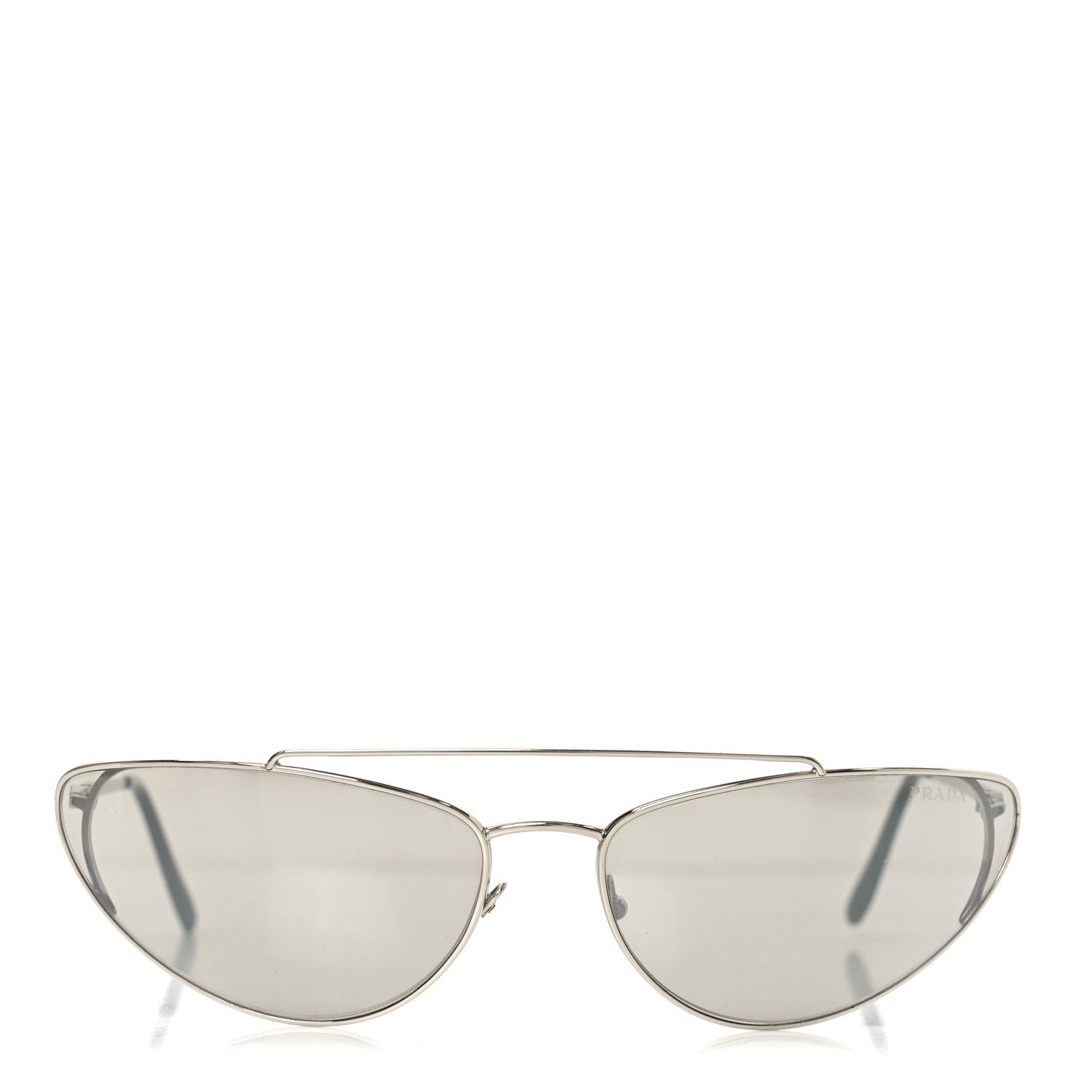 Prada Cat Eye Sunglasses SPR 62V Silver