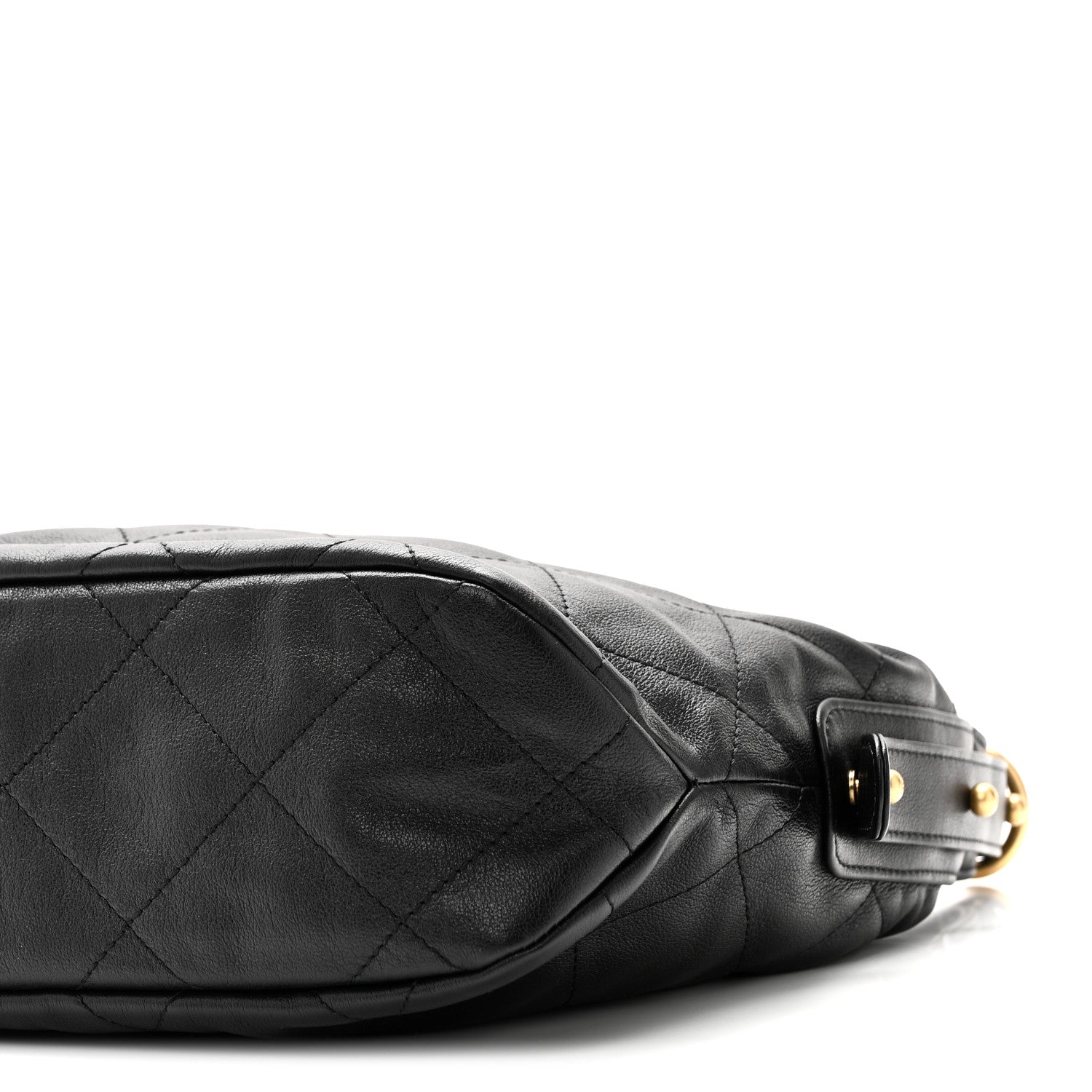 Chanel Calfskin Quilted Daily Hobo Black