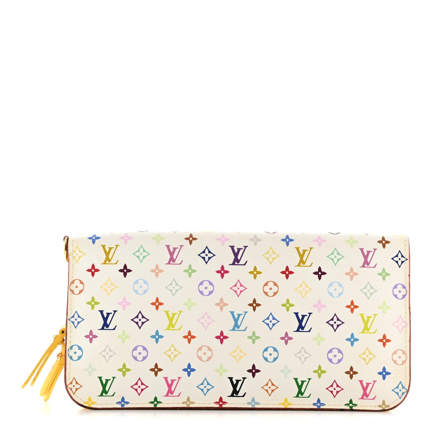 Louis Vuitton Monogram Multicolor Insolite Wallet White Citron