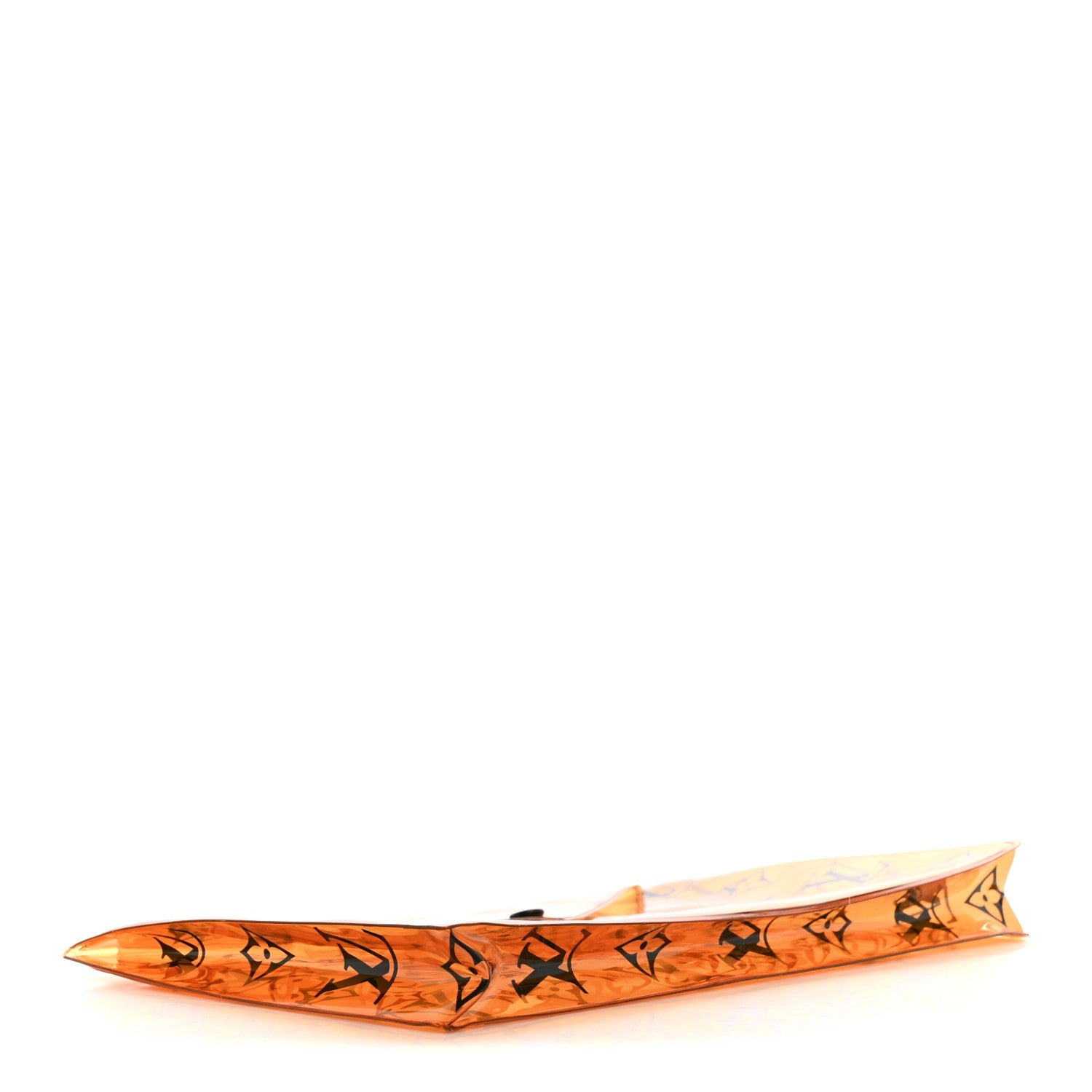 Louis Vuitton PVC Monogram Printed Envelope Pouch Orange