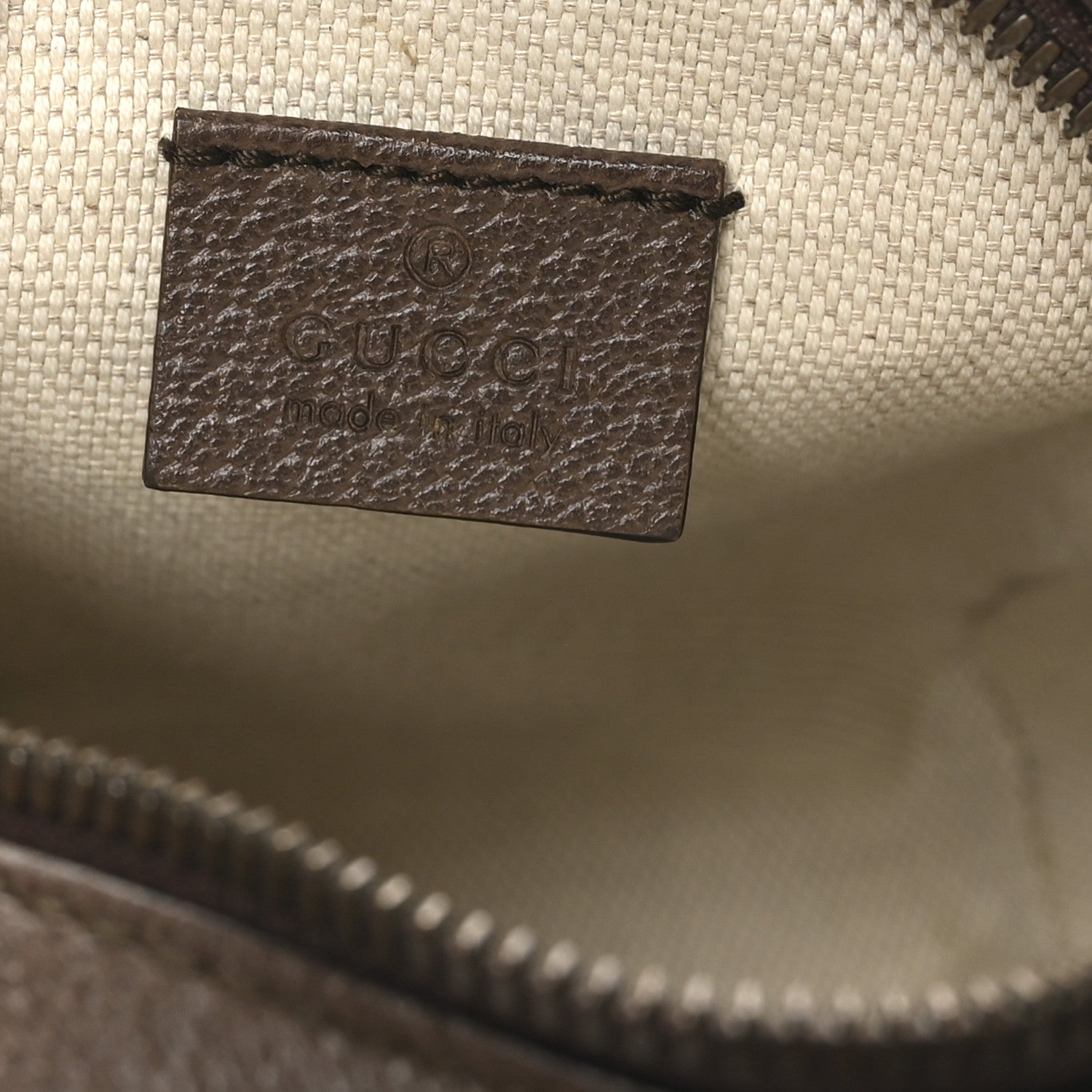 Gucci GG Supreme Monogram Web Mini Ophidia Messenger Brown