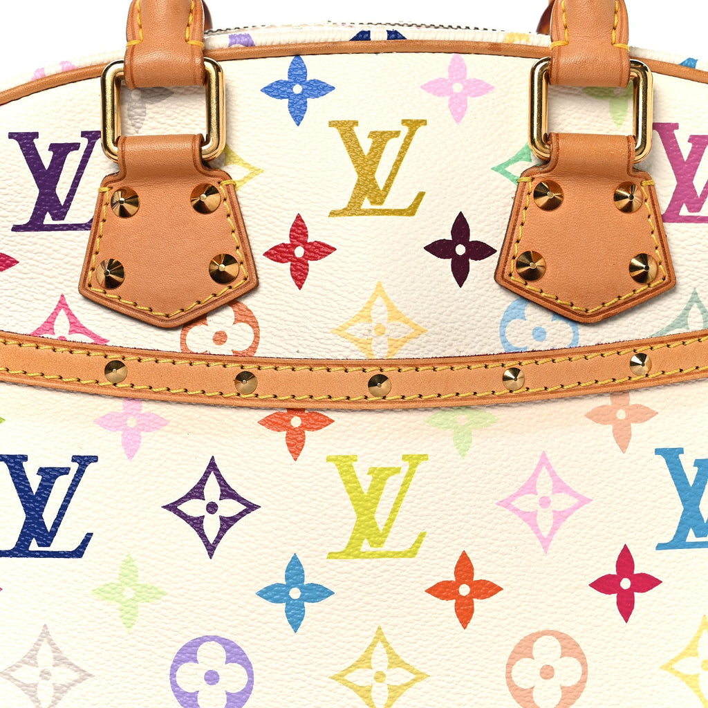 Louis Vuitton Monogram Multicolor Trouville White
