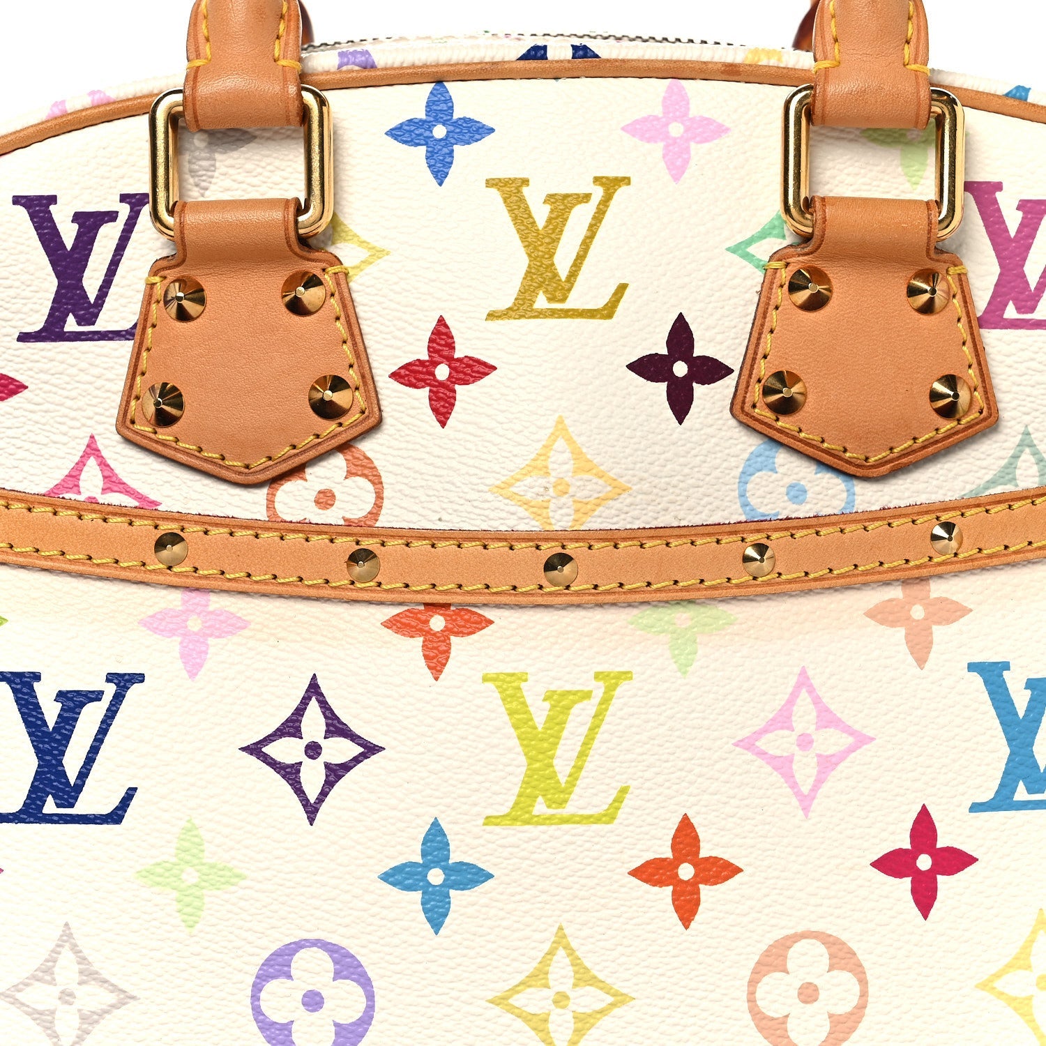 Louis Vuitton Monogram Multicolor Trouville White