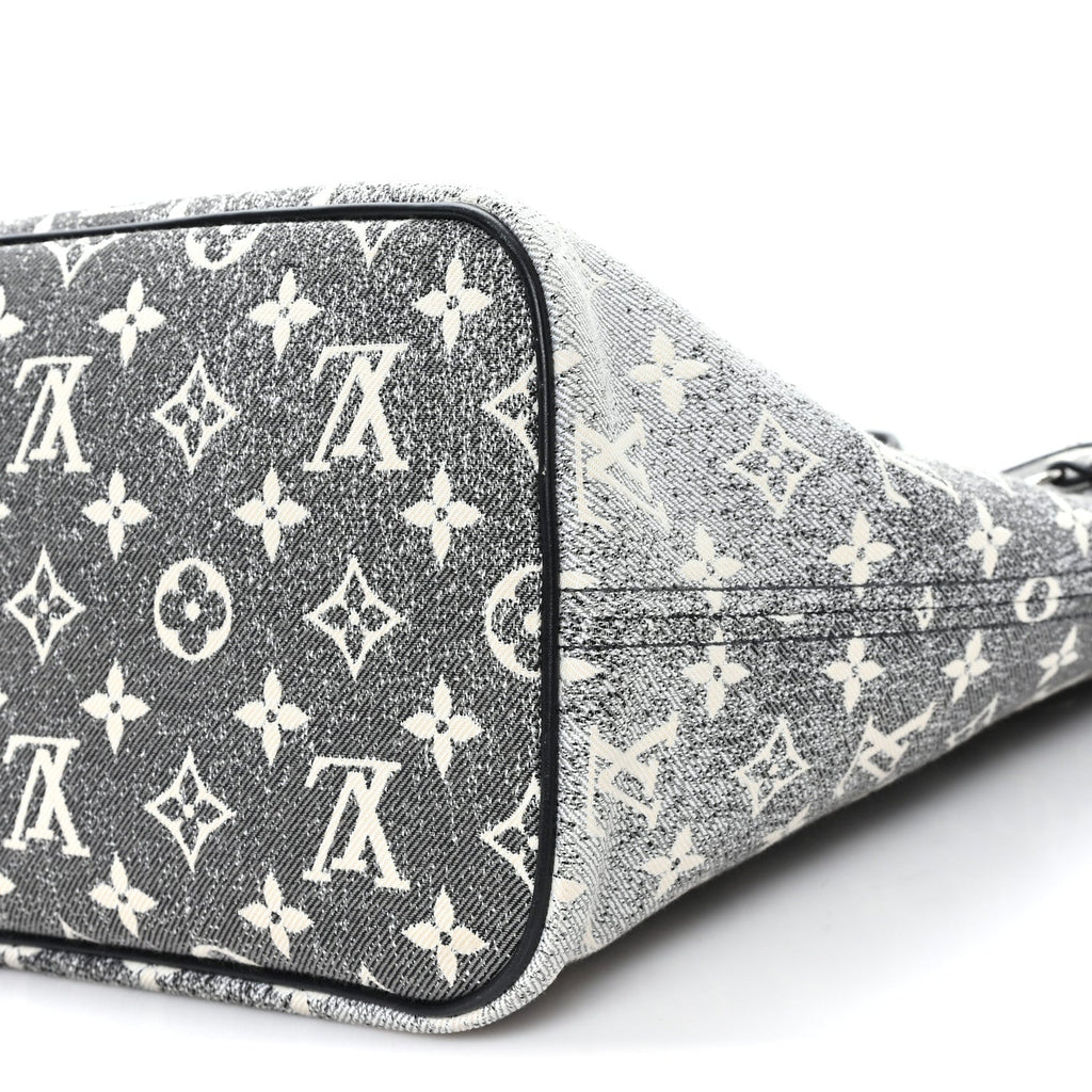 Louis Vuitton Denim Monogram Jacquard Neverfull MM Grey
