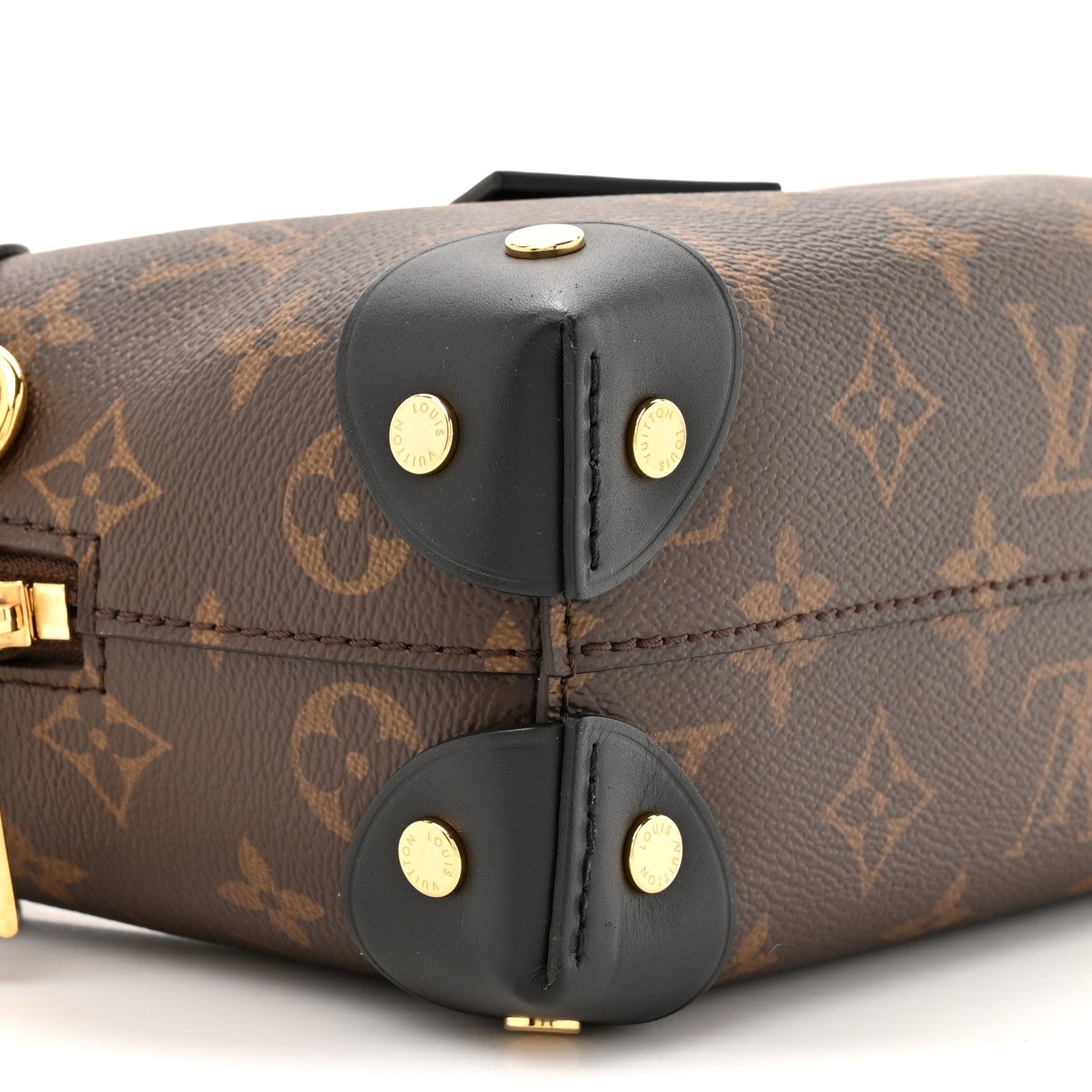Louis Vuitton Monogram Petite Malle Souple Black