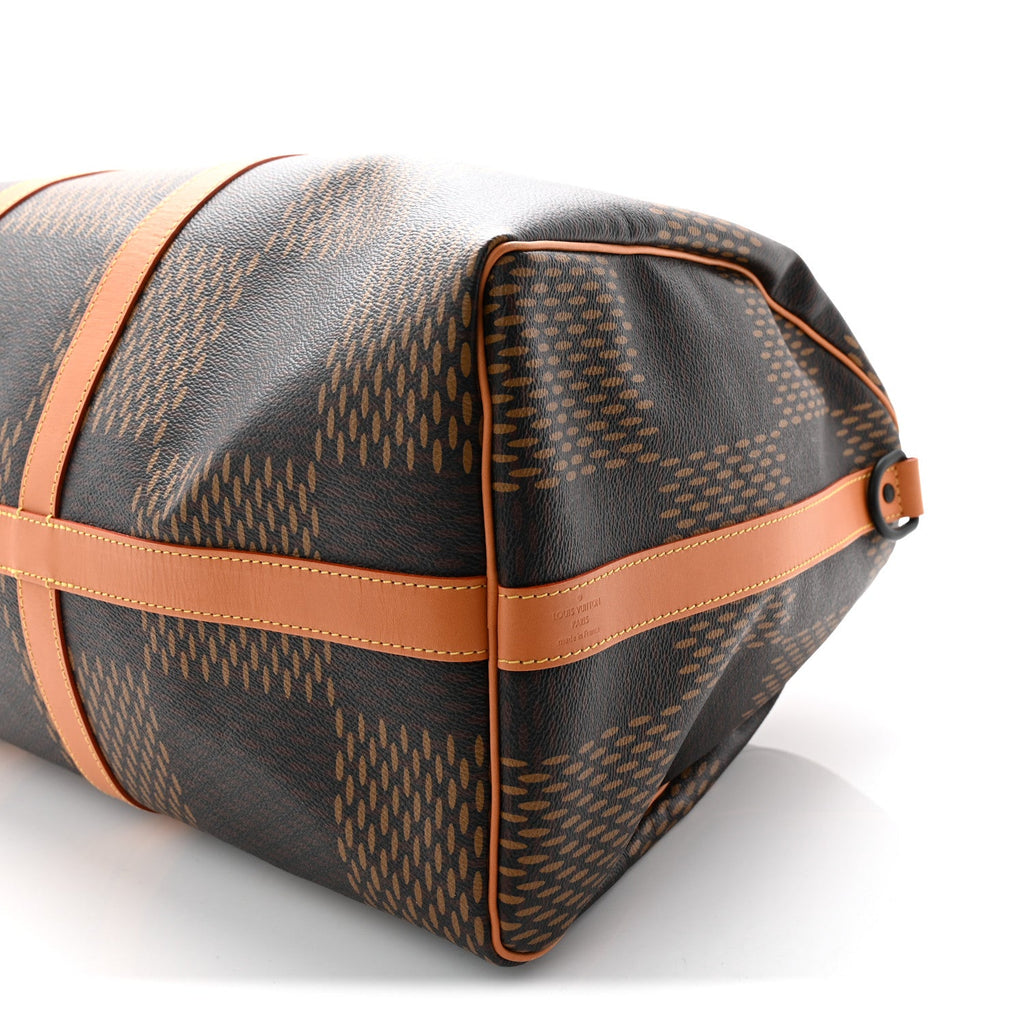 Louis Vuitton x Nigo Giant Damier Ebene Monogram Keepall Bandouliere 50