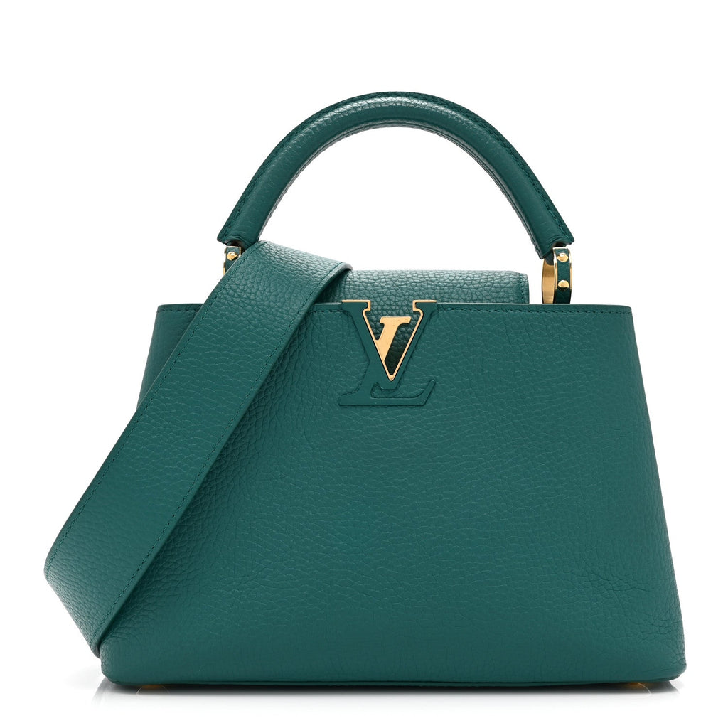 Louis Vuitton Taurillon Capucines BB Green