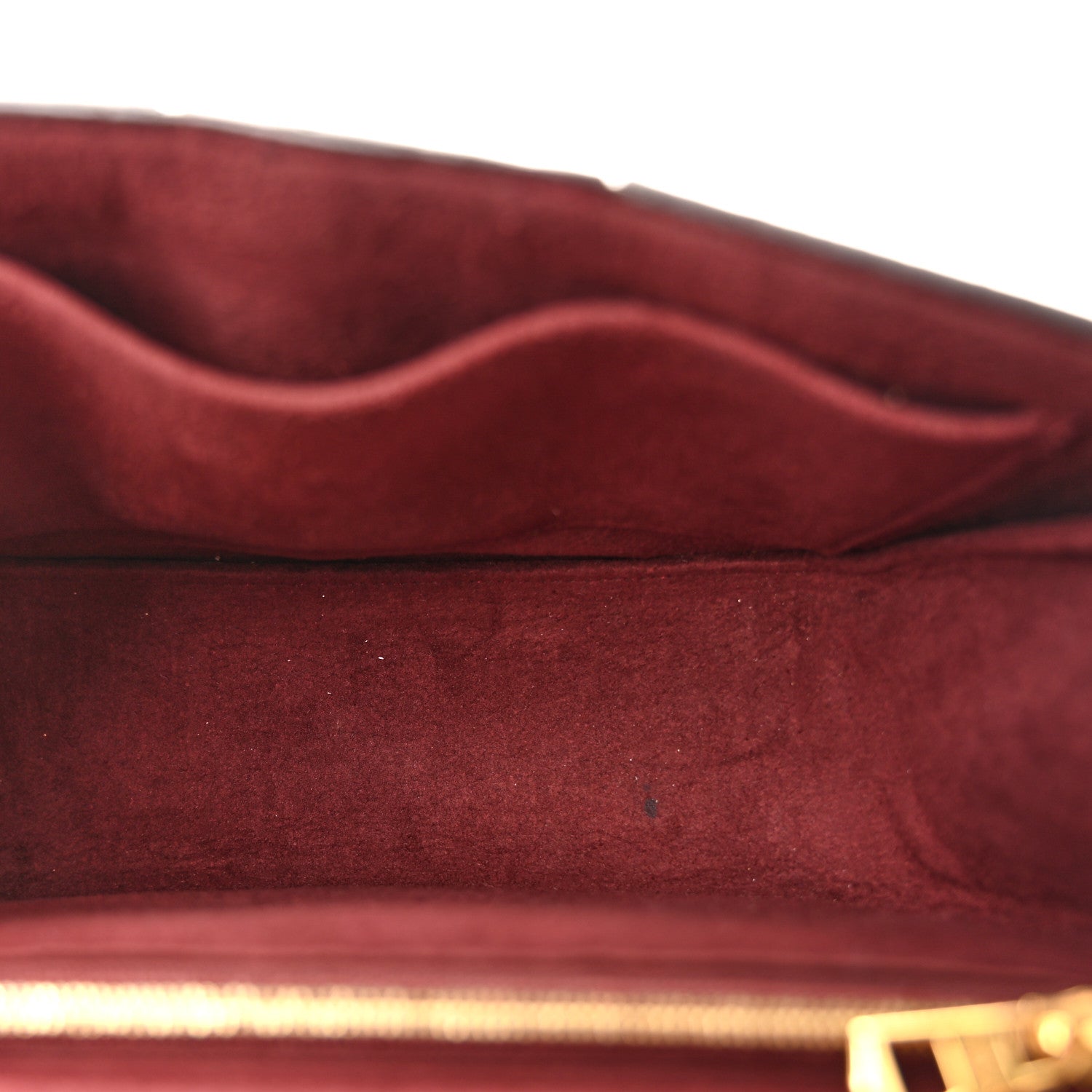 Louis Vuitton Damier Ebene Cuir Taurillon Wight Bordeaux