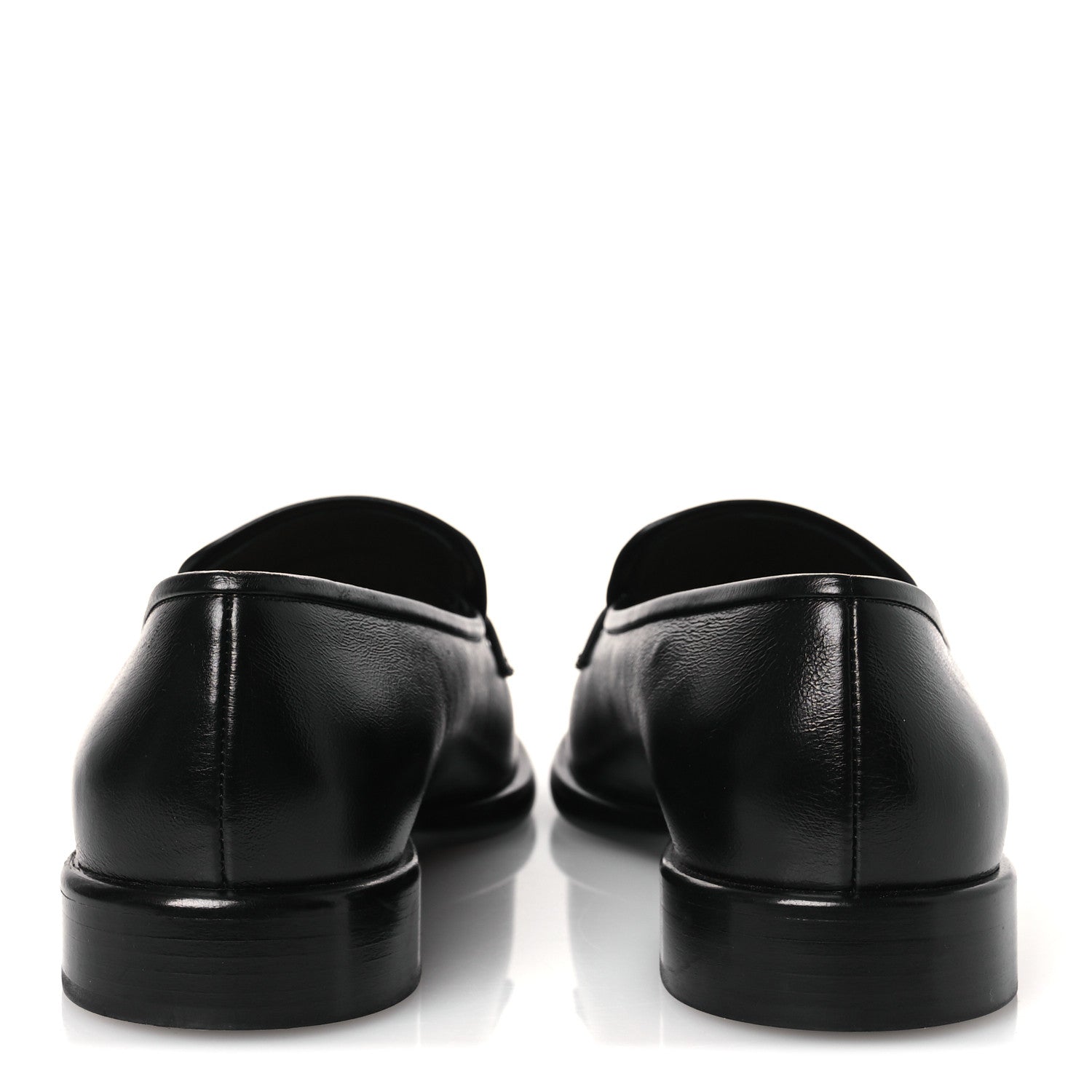 Chanel Shiny Calfskin CC Moccasins 41 Black