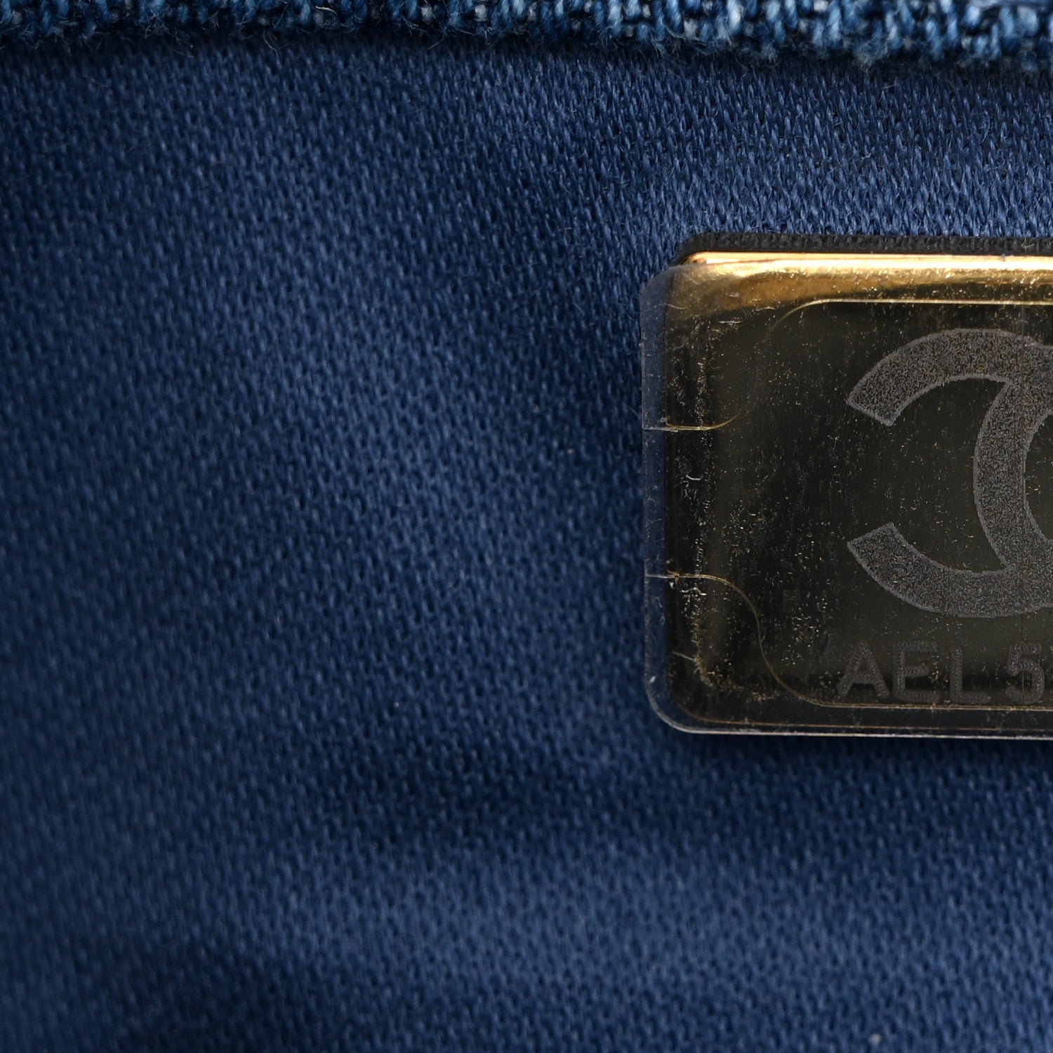Chanel Washed Denim Quilted Mini Chanel 25 Handbag Blue