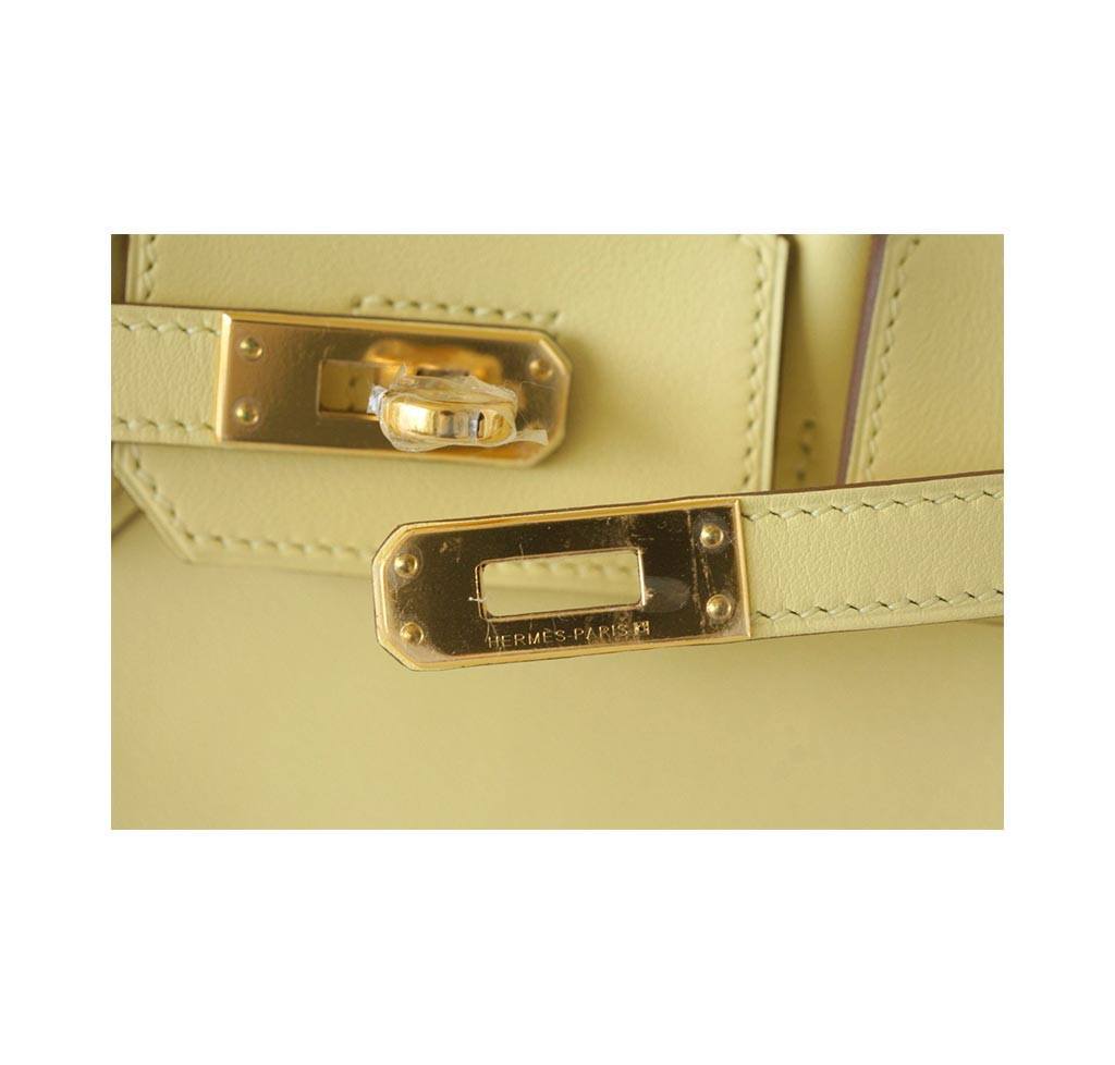 Hermès Birkin 25 Jaune Poussin Bag