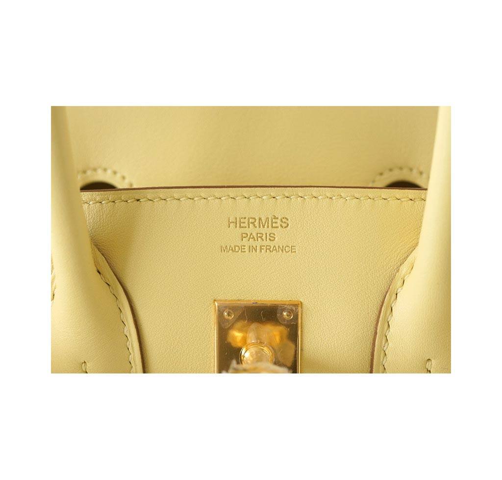 Hermès Birkin 25 Jaune Poussin Bag