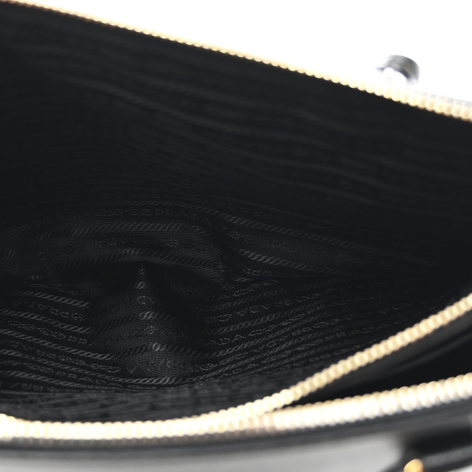 Prada Saffiano Lux Medium Galleria Double Zip Black Black
