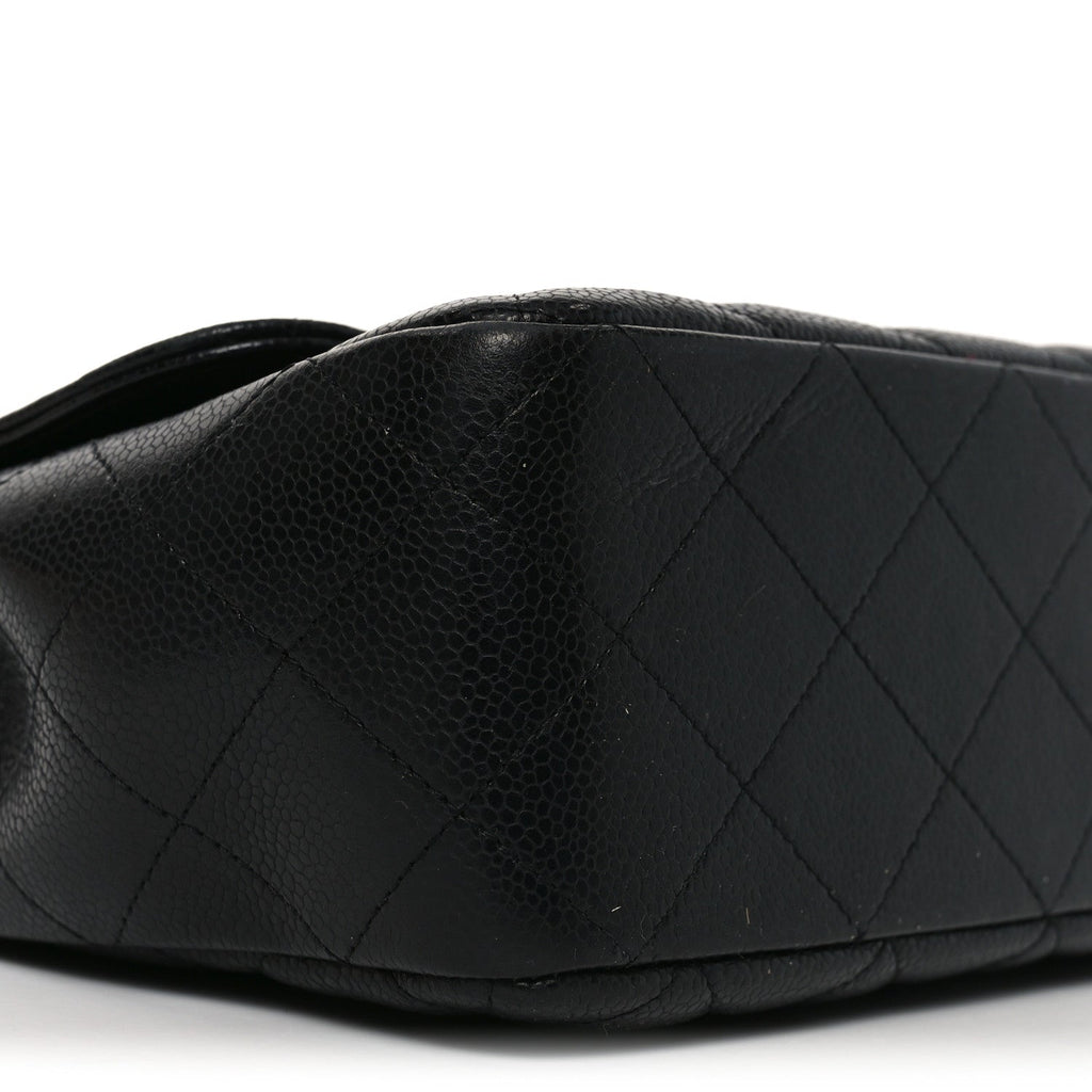 Chanel Caviar Quilted Jumbo Single Flap Black