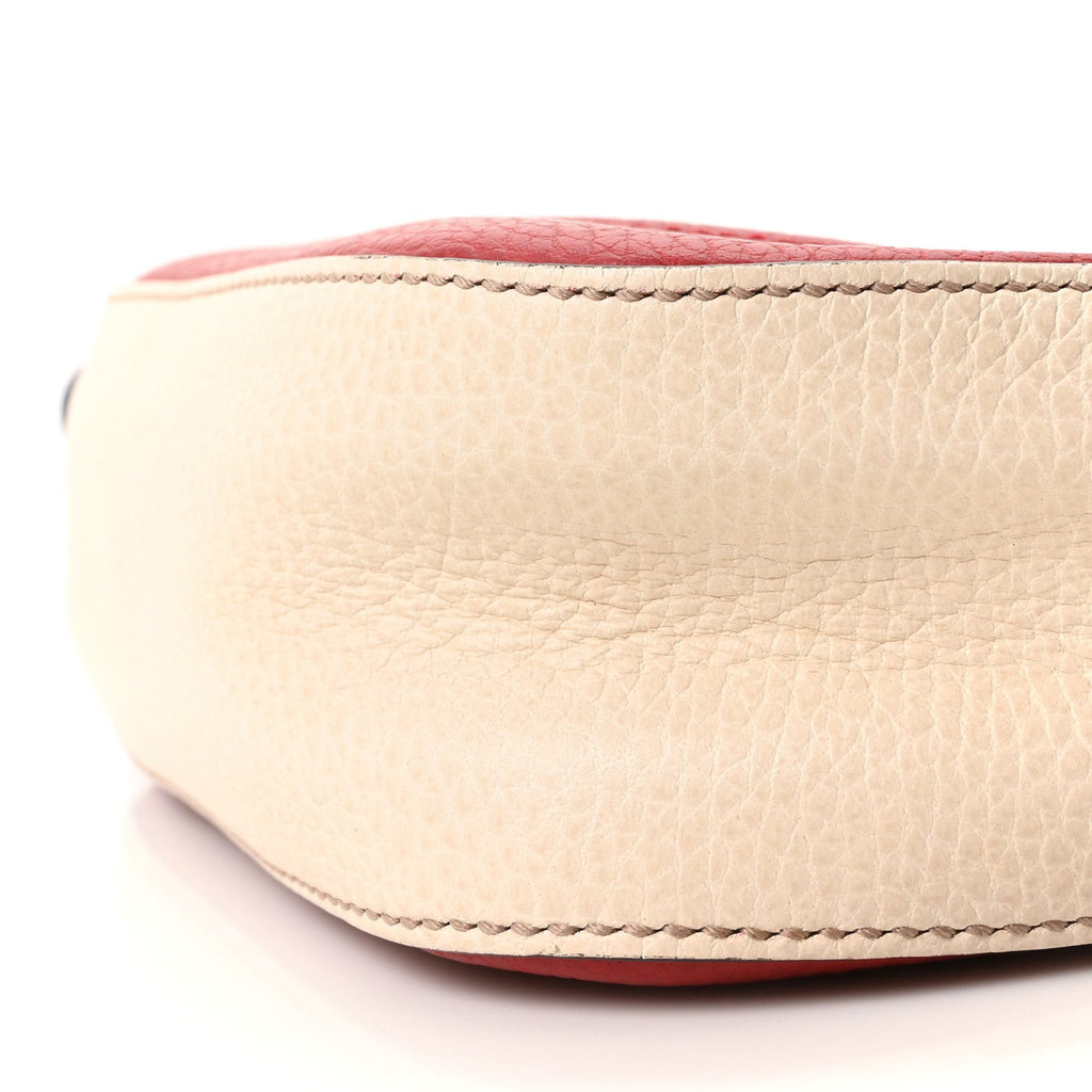 Gucci Dollar Calfskin Small Soho Disco Bag Hibiscus Red Mystic White Blue