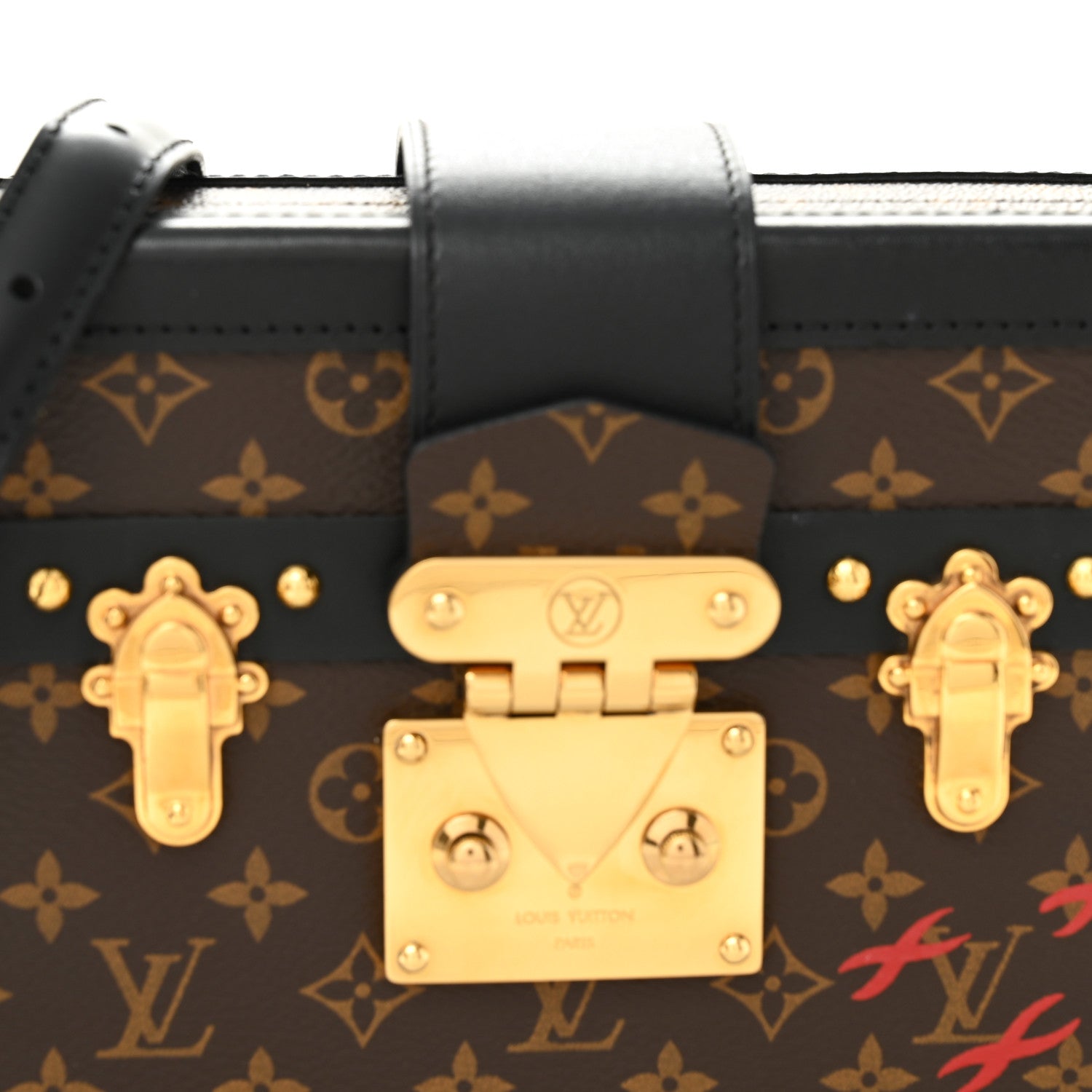 Louis Vuitton Monogram Petite Malle Black