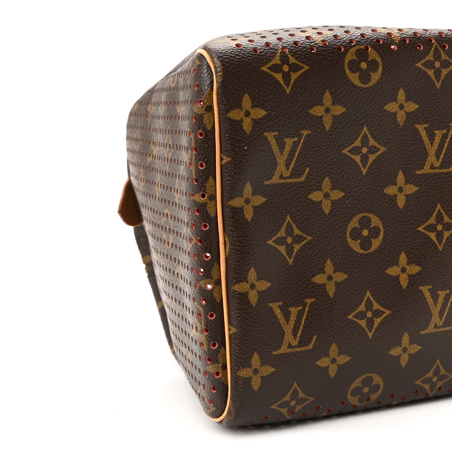 Louis Vuitton Monogram Perforated Speedy 30 Orange