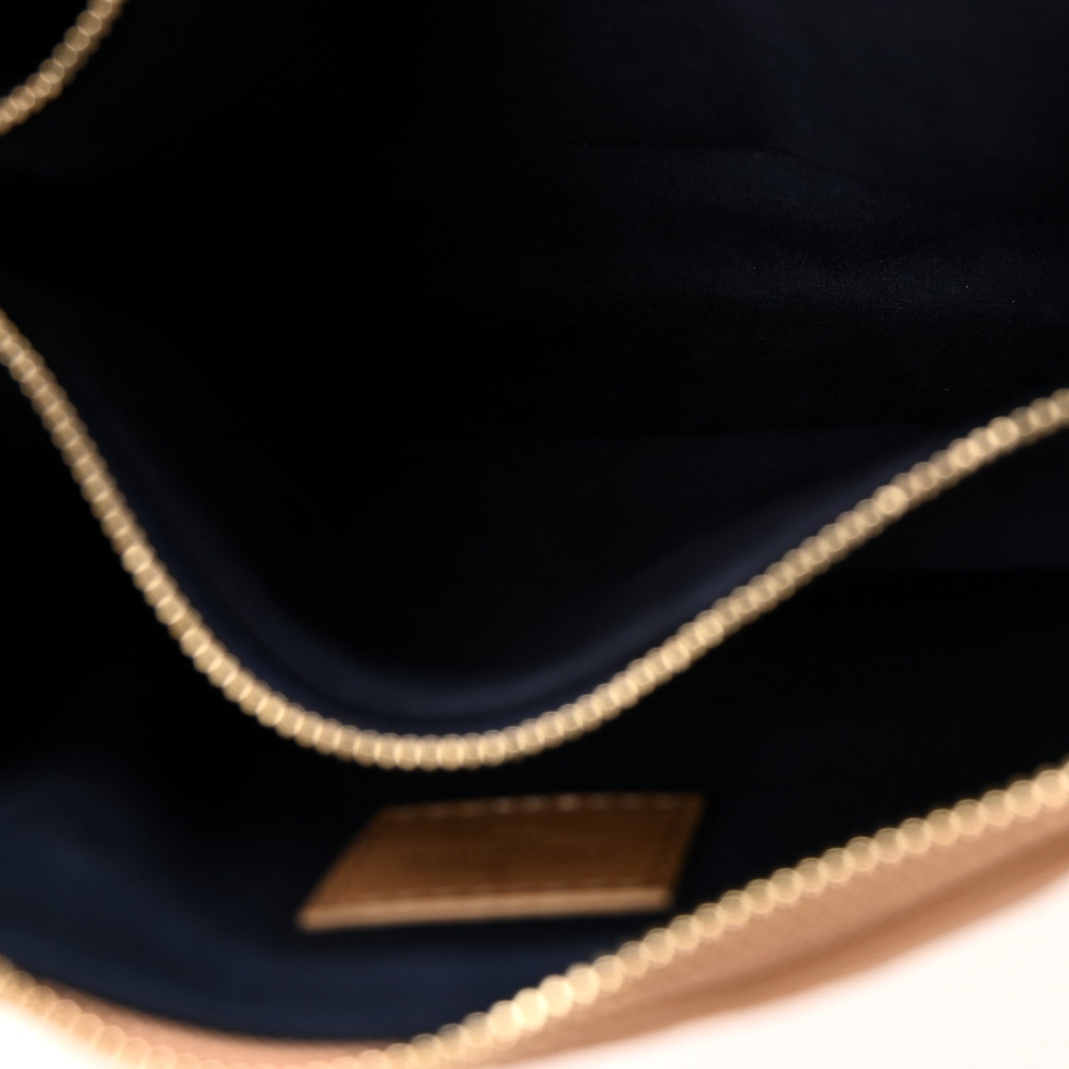 Louis Vuitton Lambskin Embossed Monogram Coussin PM Camel