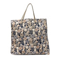 Chanel Nylon Cat Emoticon Tote Navy Silver