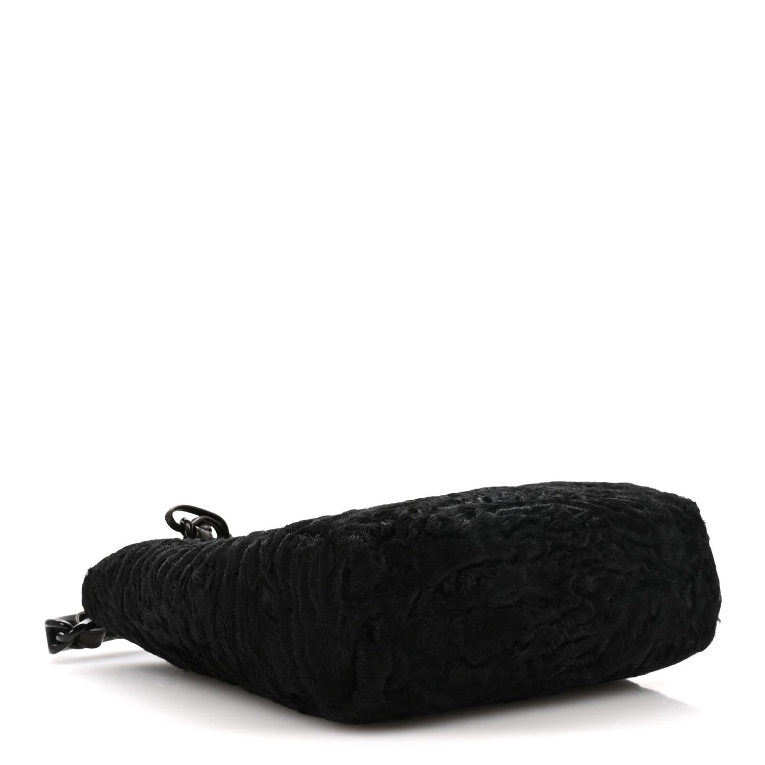 Chanel Persian Lamb Fur Tote Black