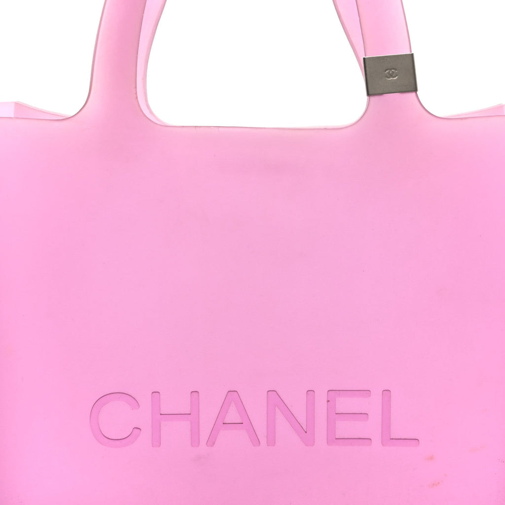 Chanel Jelly Rubber Tote Purple