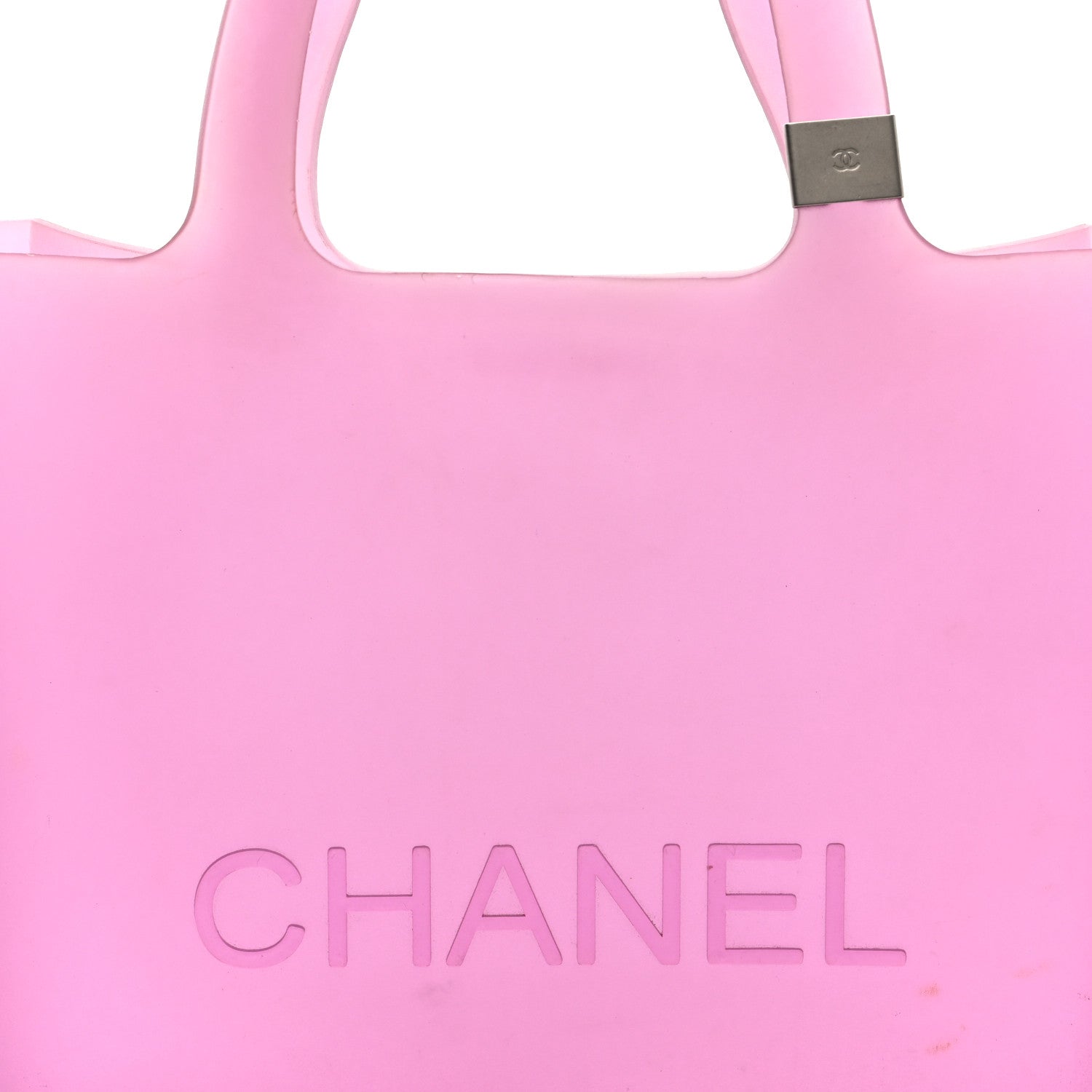 Chanel Jelly Rubber Tote Purple