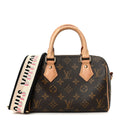 Louis Vuitton Monogram Speedy Bandouliere 20 Black