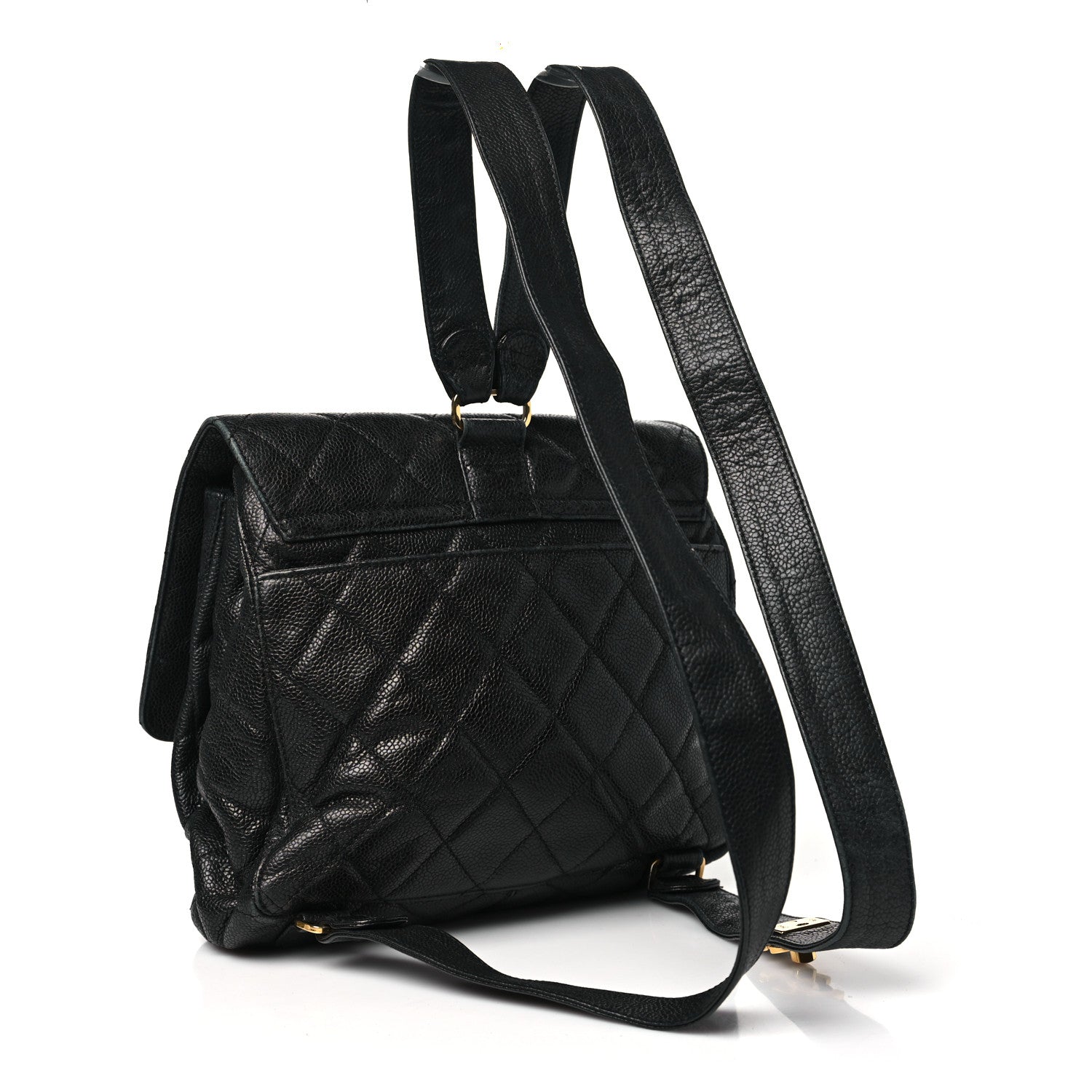 Chanel Caviar Quilted Backpack Black